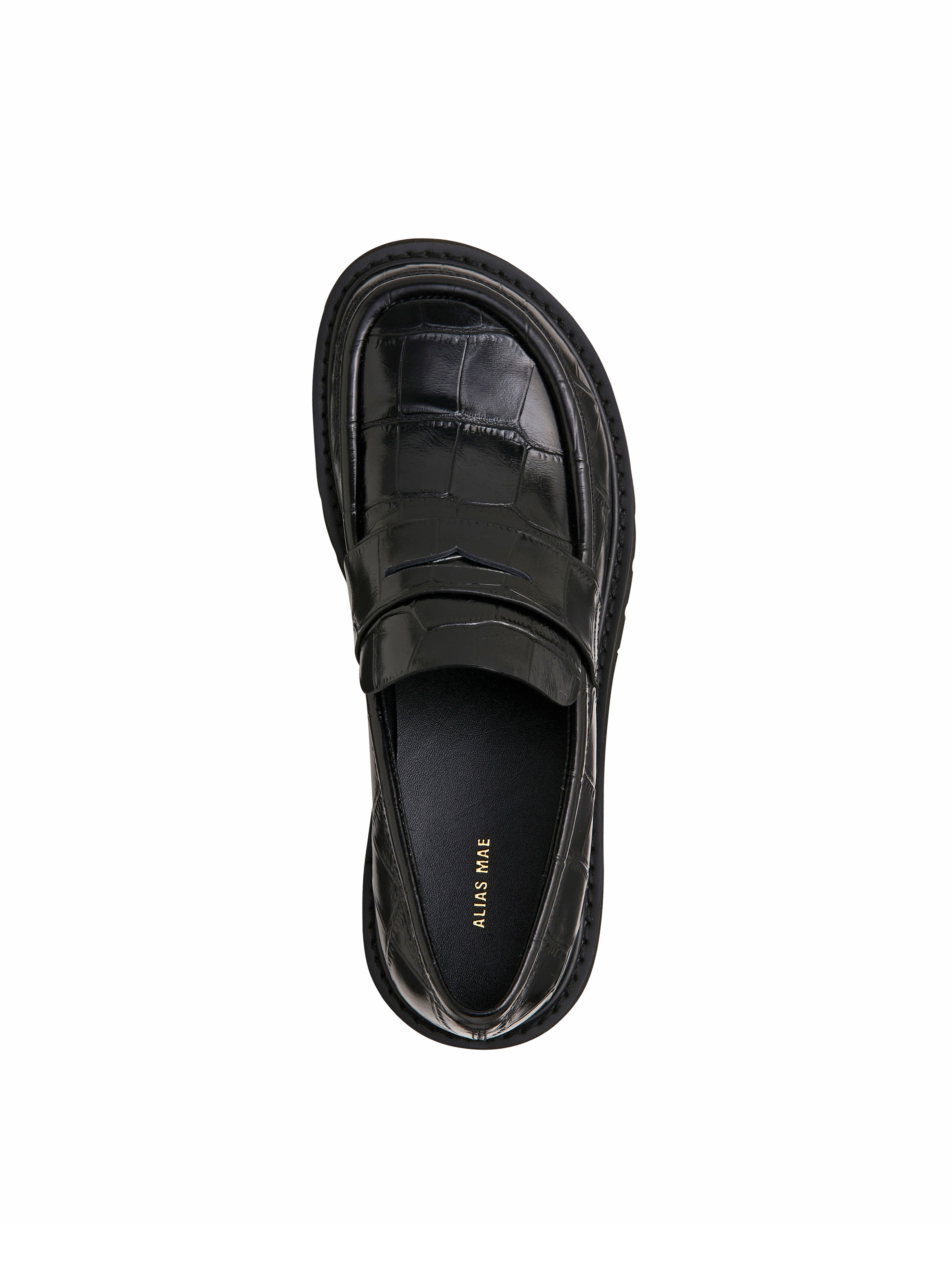 SKYE LOAFER BLACK CROC