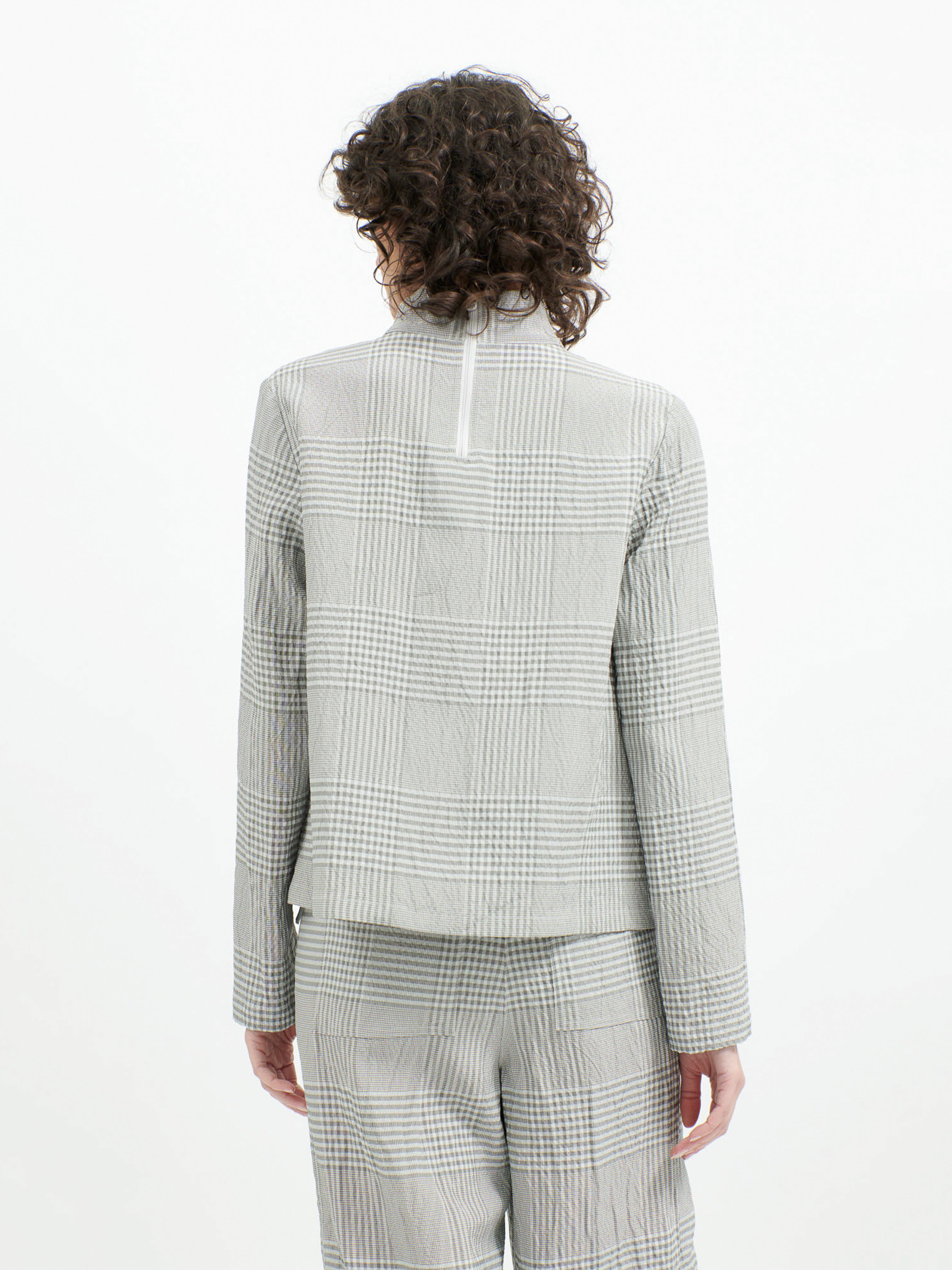 BRODY TOP GREY CHECK