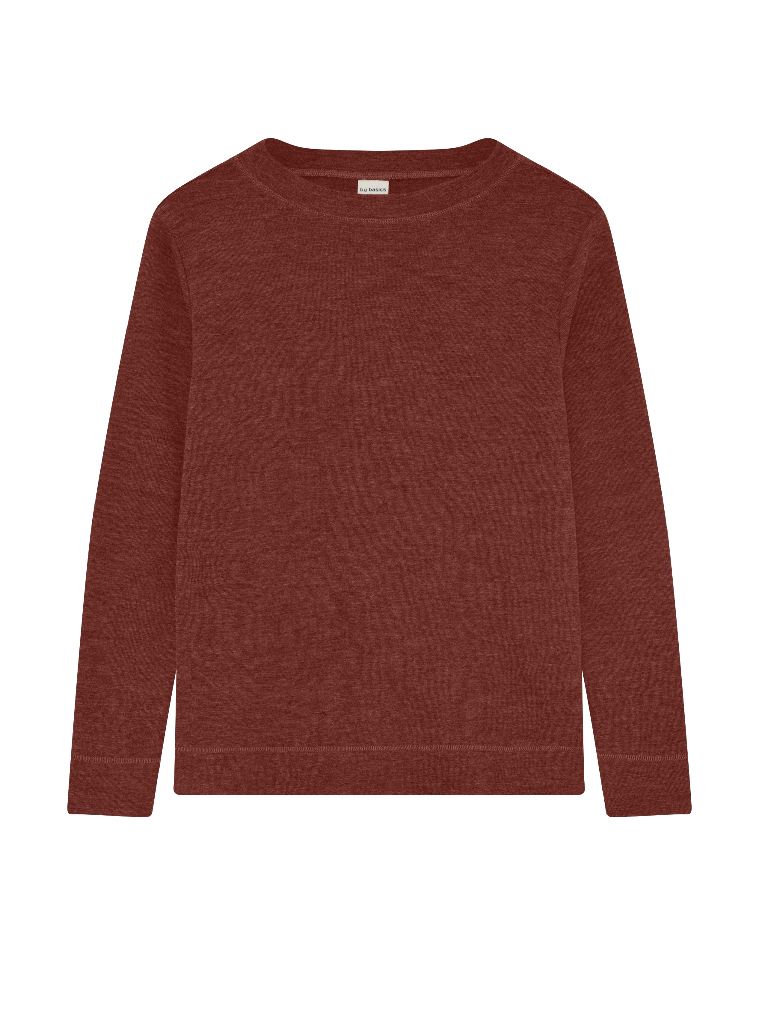 WOOL SWEATER ROSEWOOD MELANGE