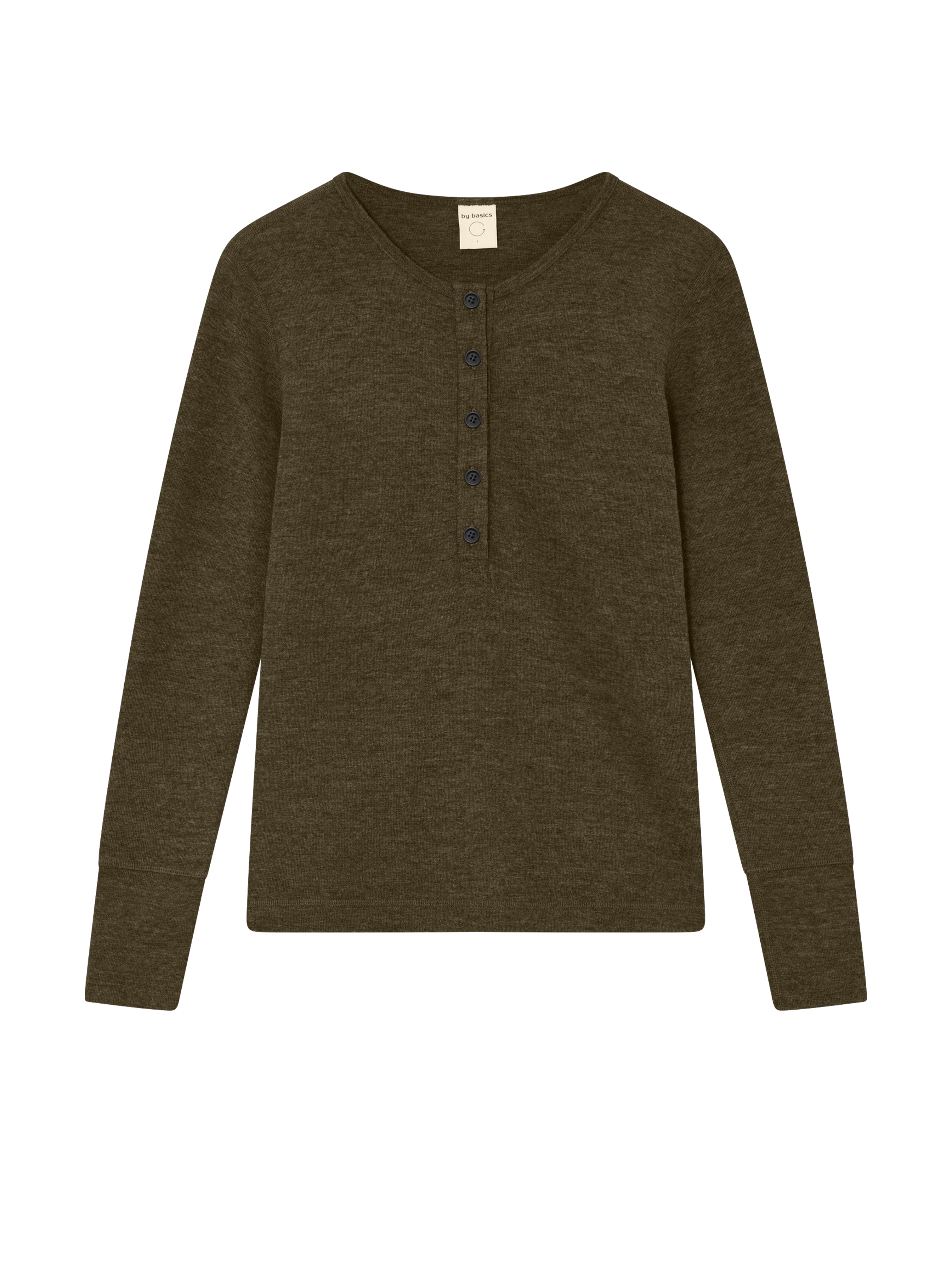 WOOL GRANDPA TOP CAPERS MELANGE