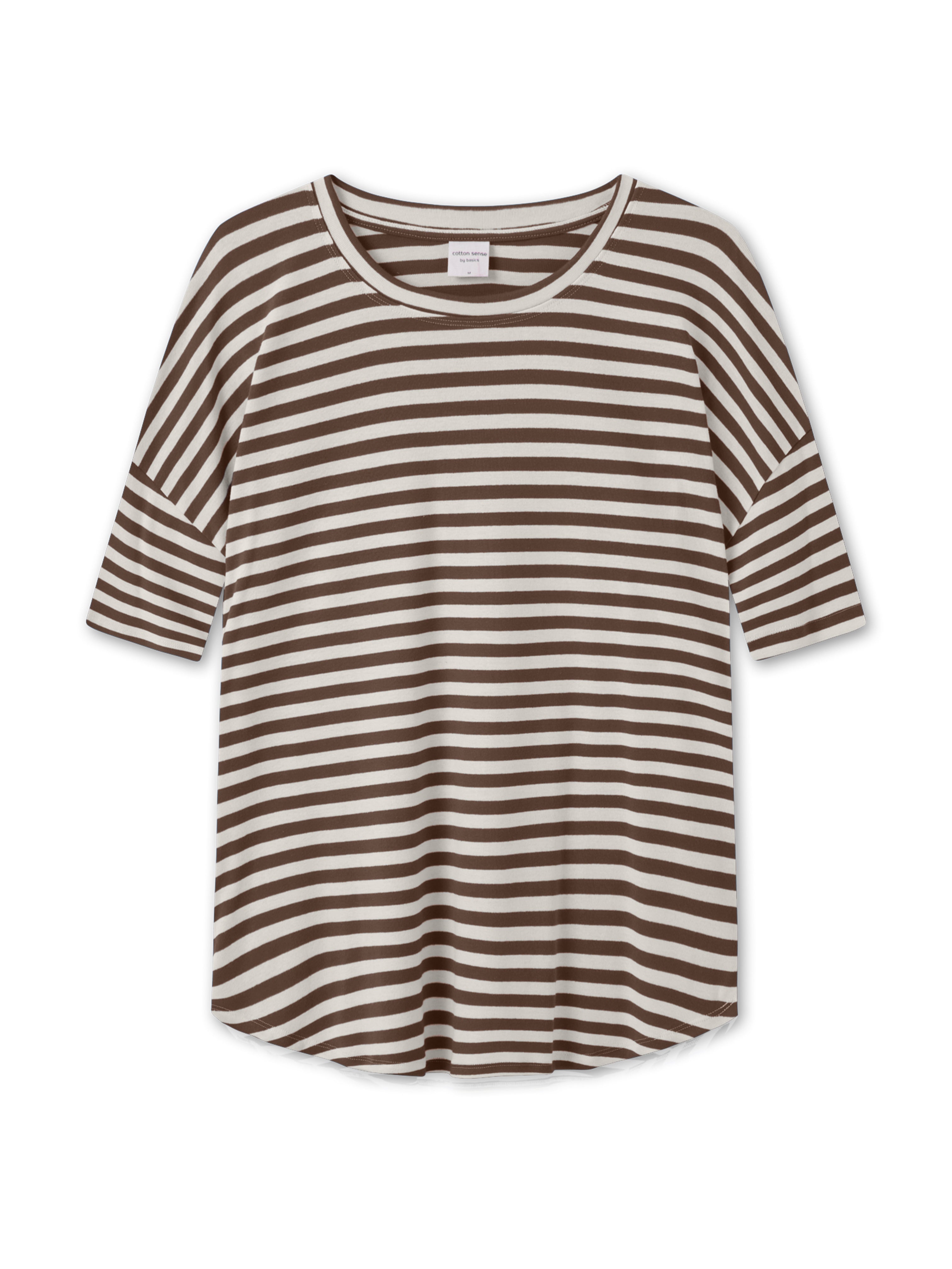 CLASSIC T SHIRT CHESTNUT STRIPE