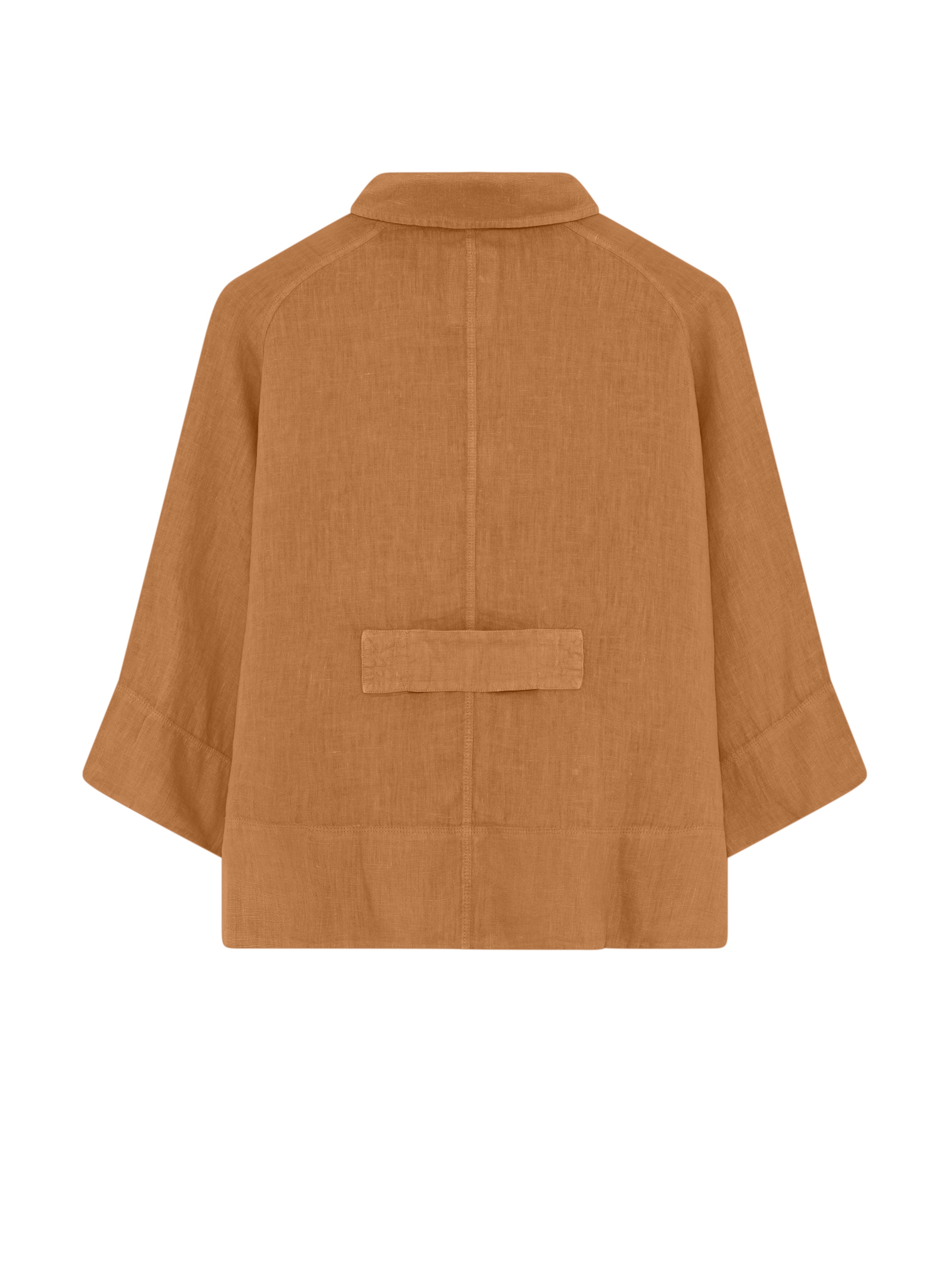 LINEN SHIRT PECAN