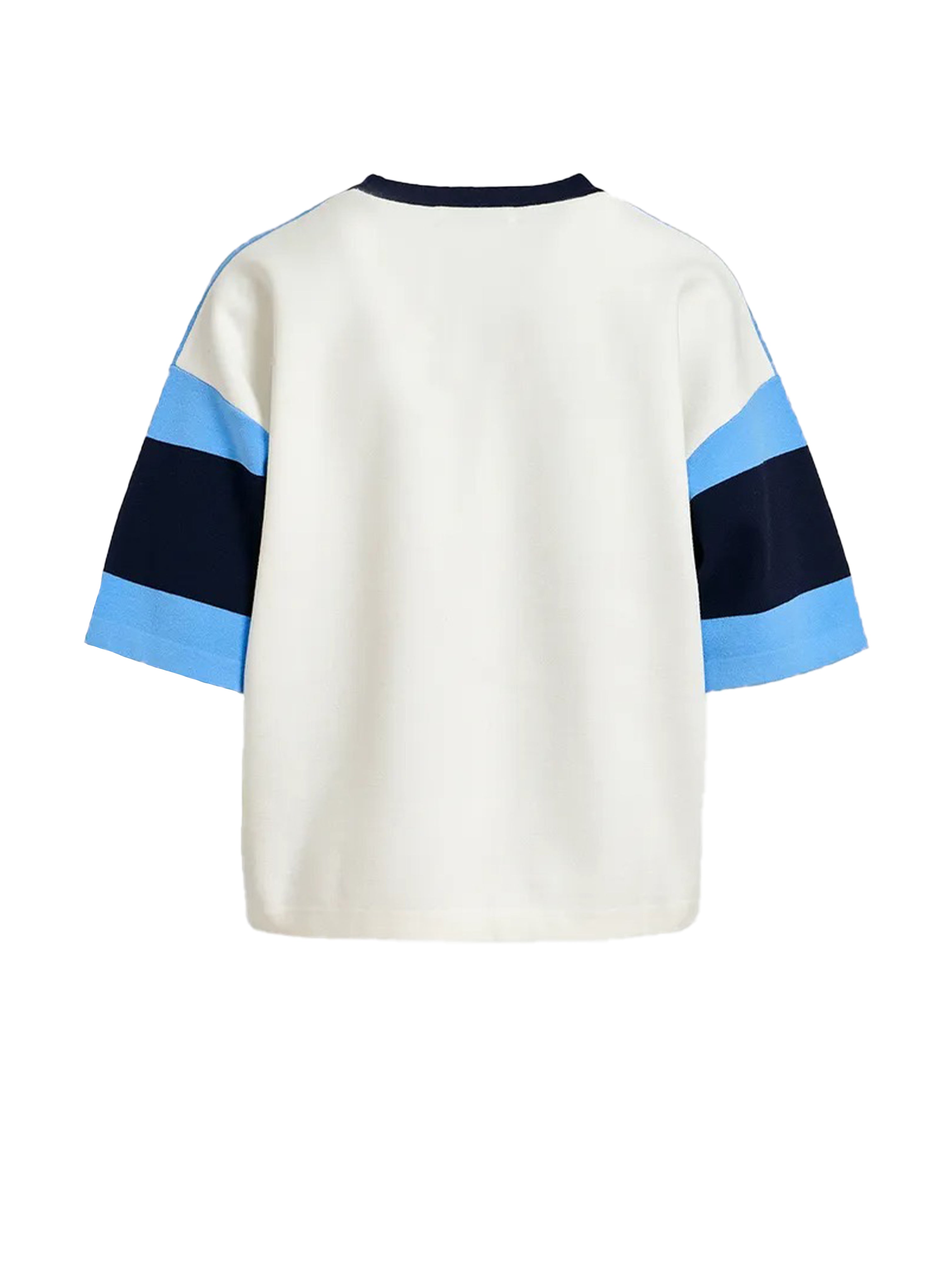 FIRE STRIPE MADNESS TOP NAVY