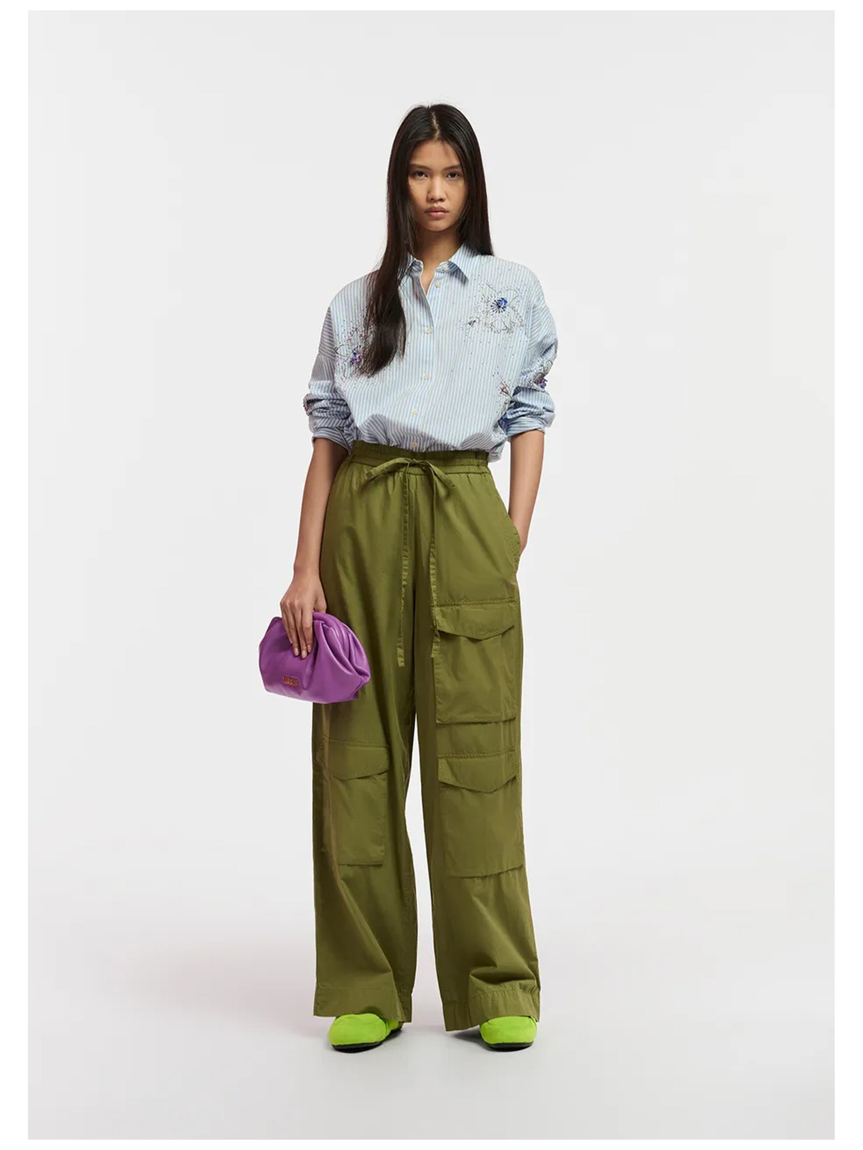 FOPY SHADOW PANTS OLIVE