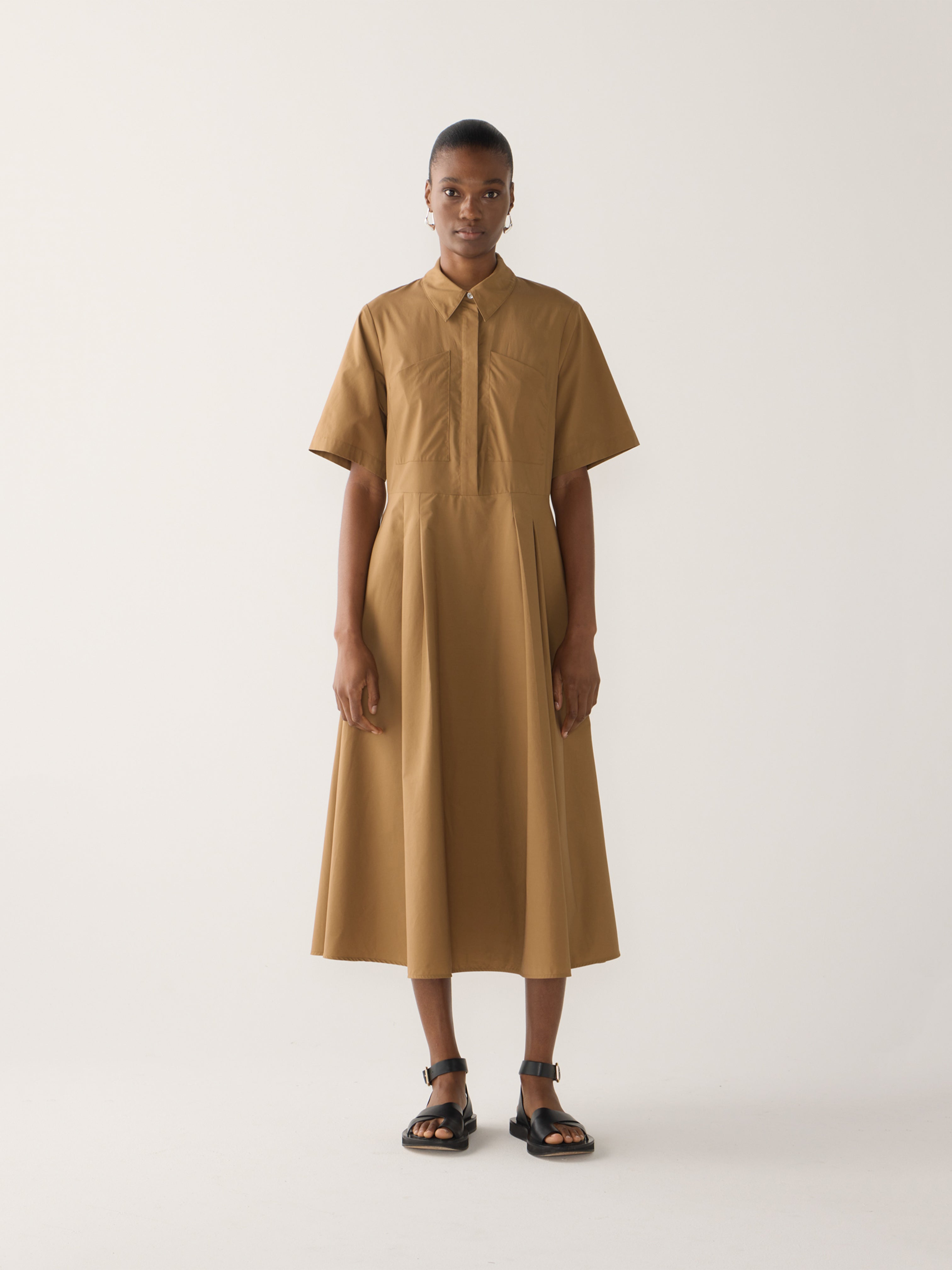 CALLIOPE DRESS COCOA