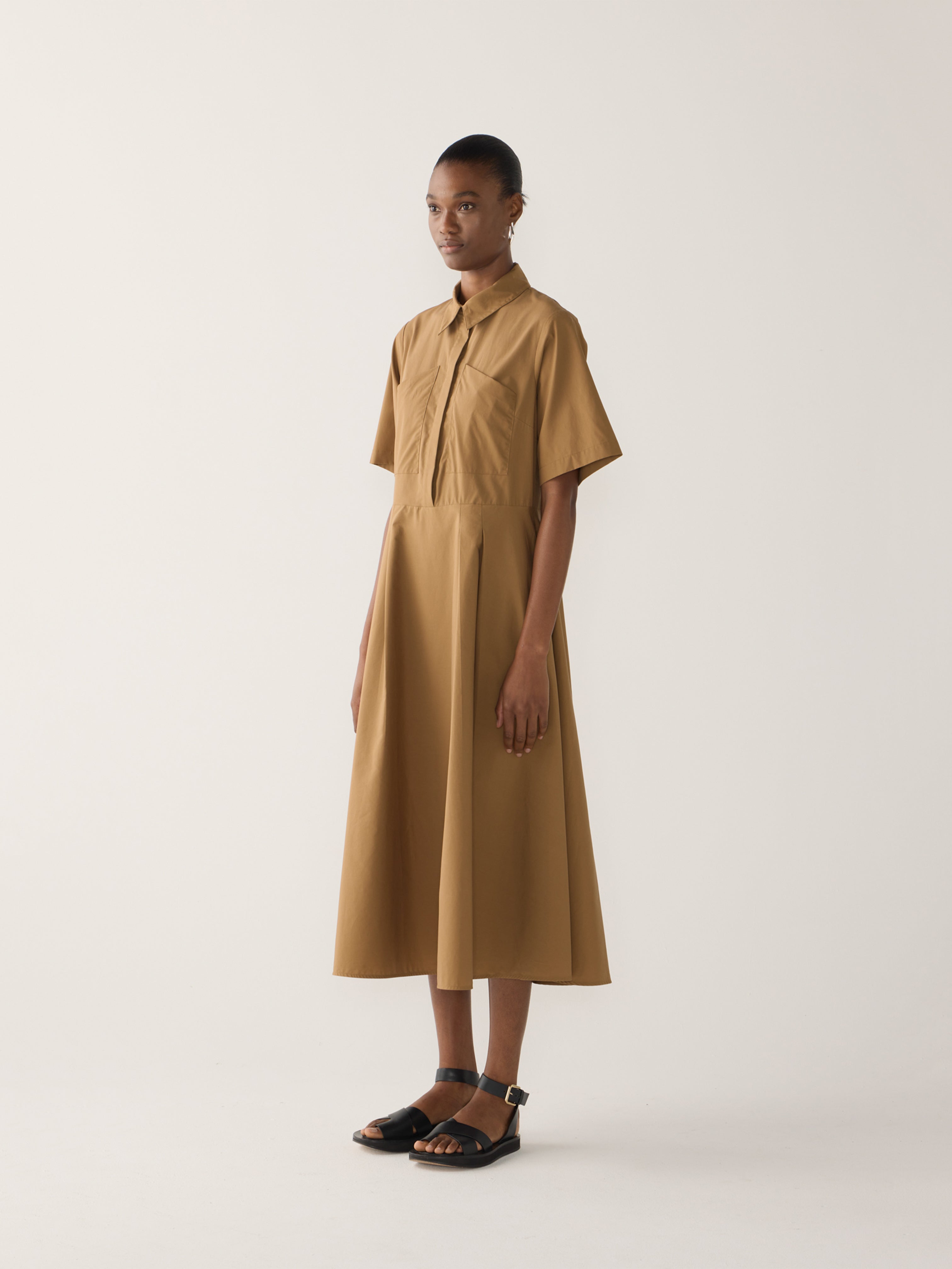 CALLIOPE DRESS COCOA