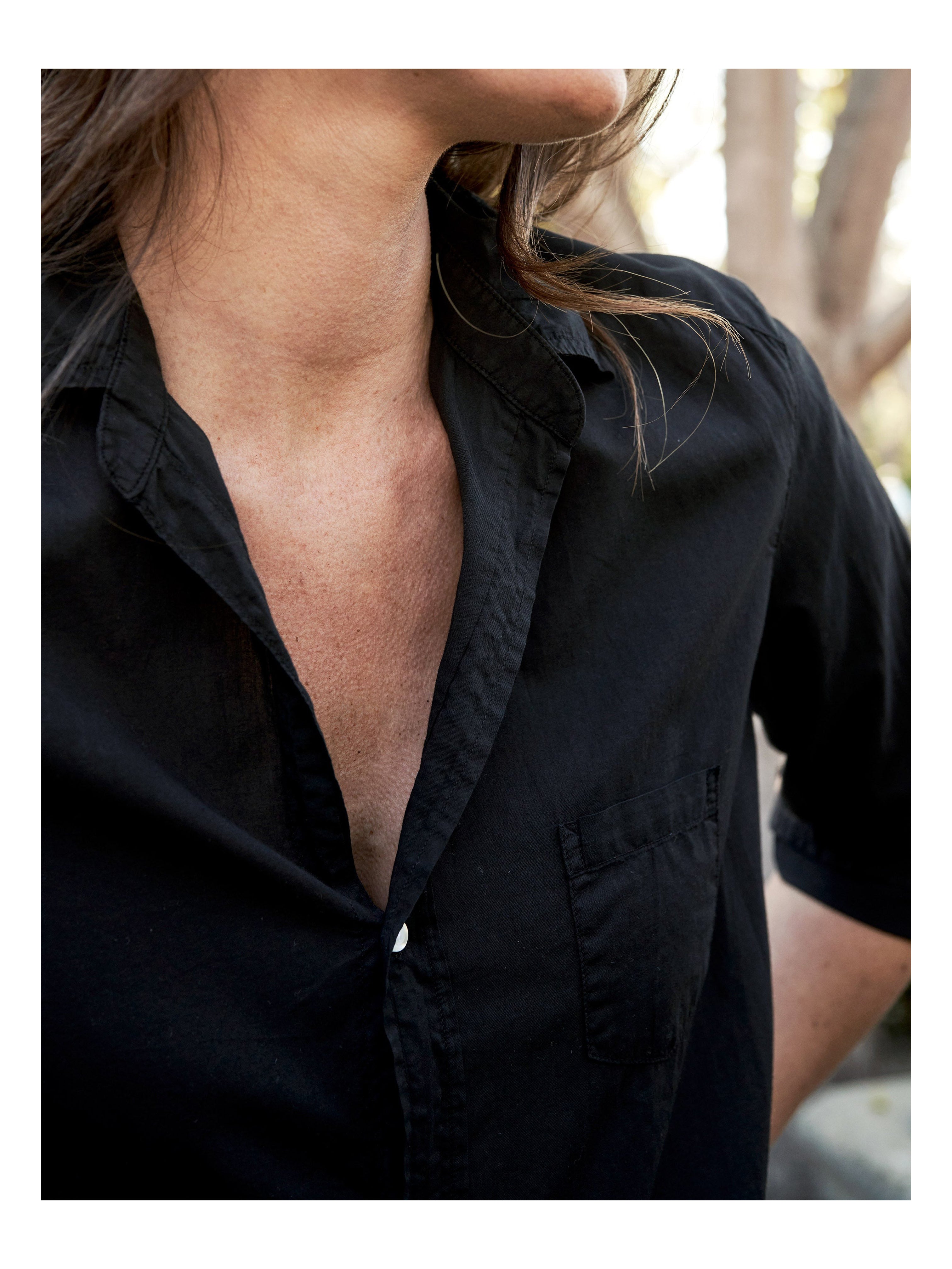 EILEEN SHIRT FEATHERWEIGHT BLACK