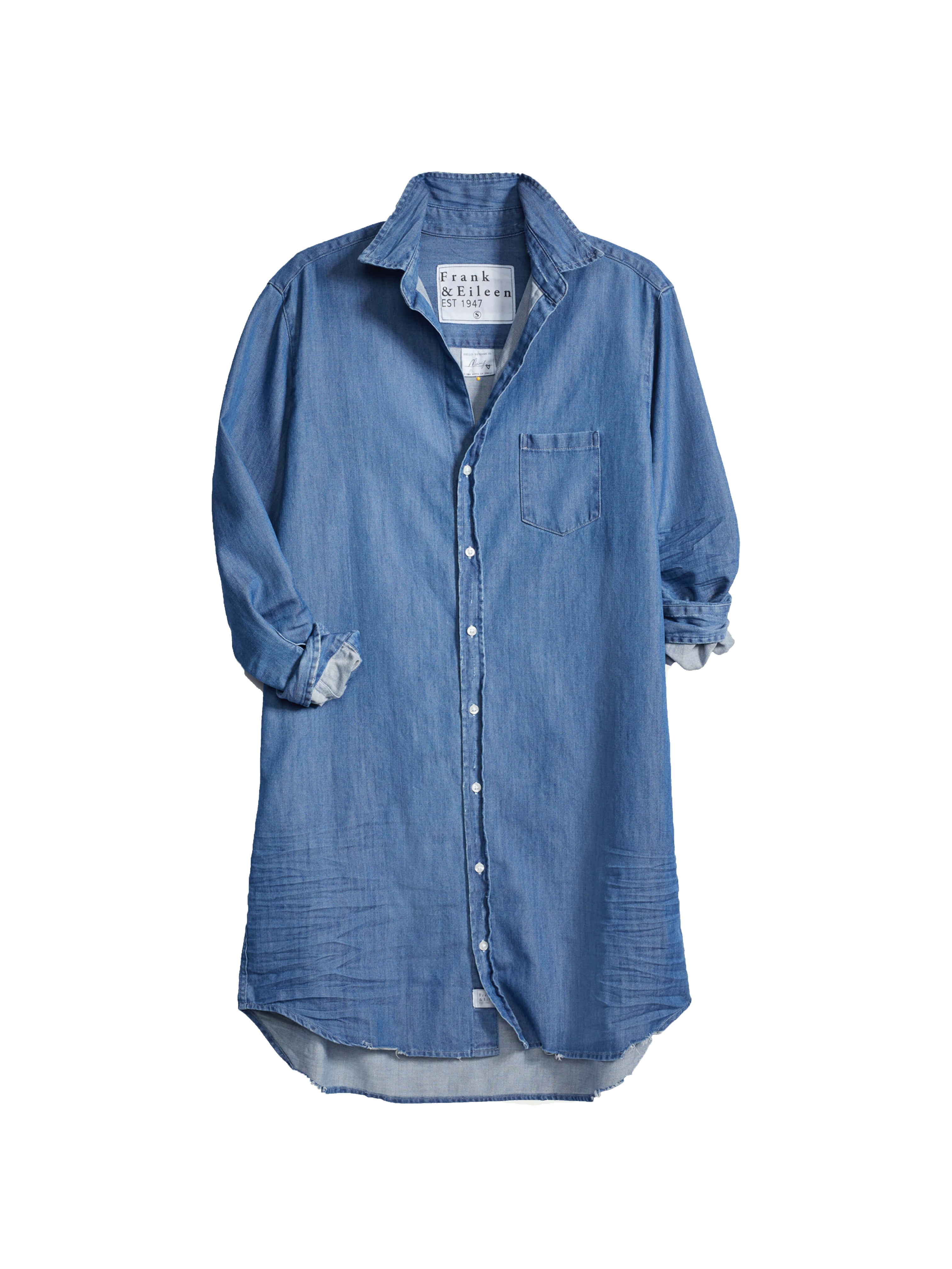 MARY SHIRT DRESS VINTAGE STONEWASHED INDIGO