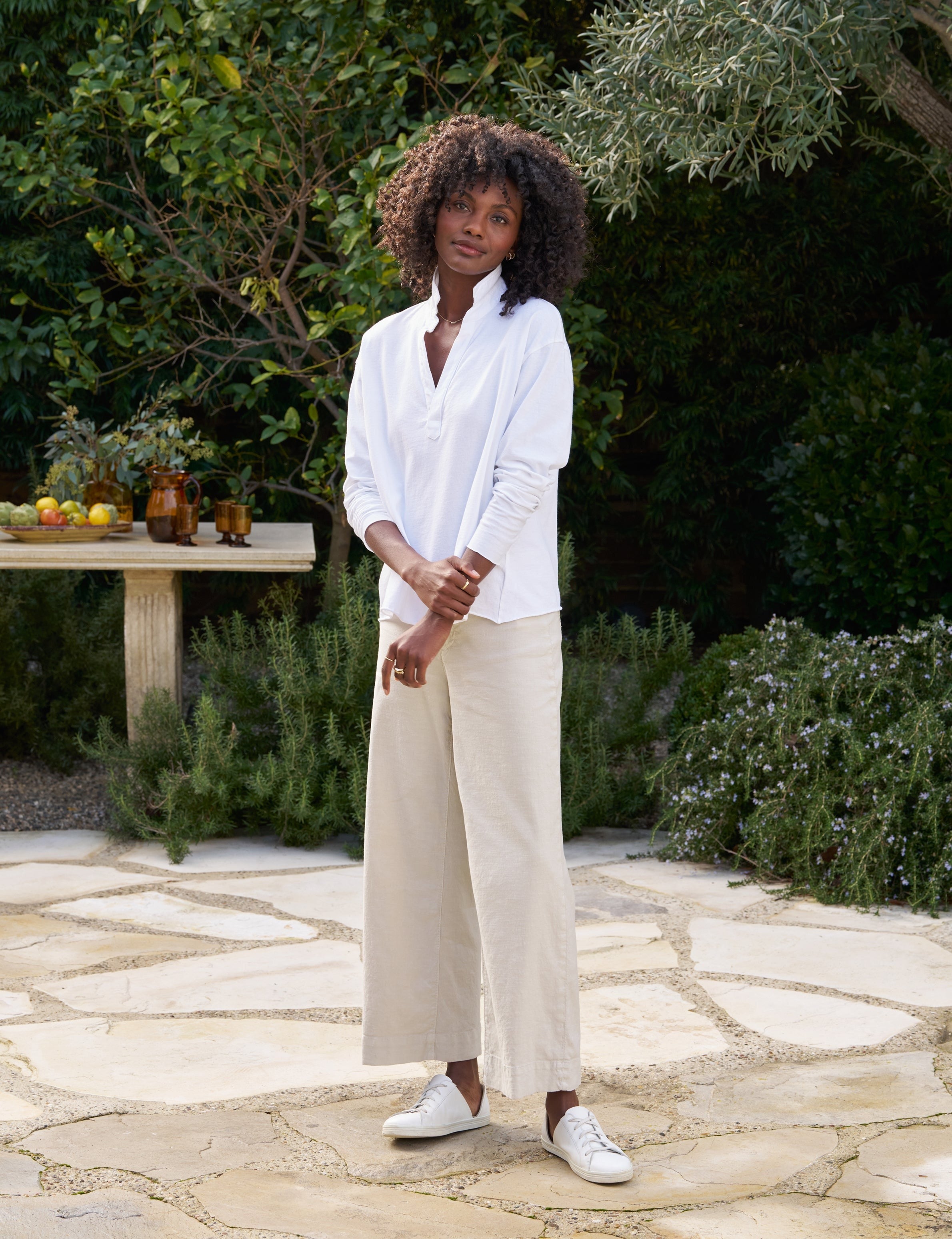 PATRICK POPOVER HENLEY WHITE