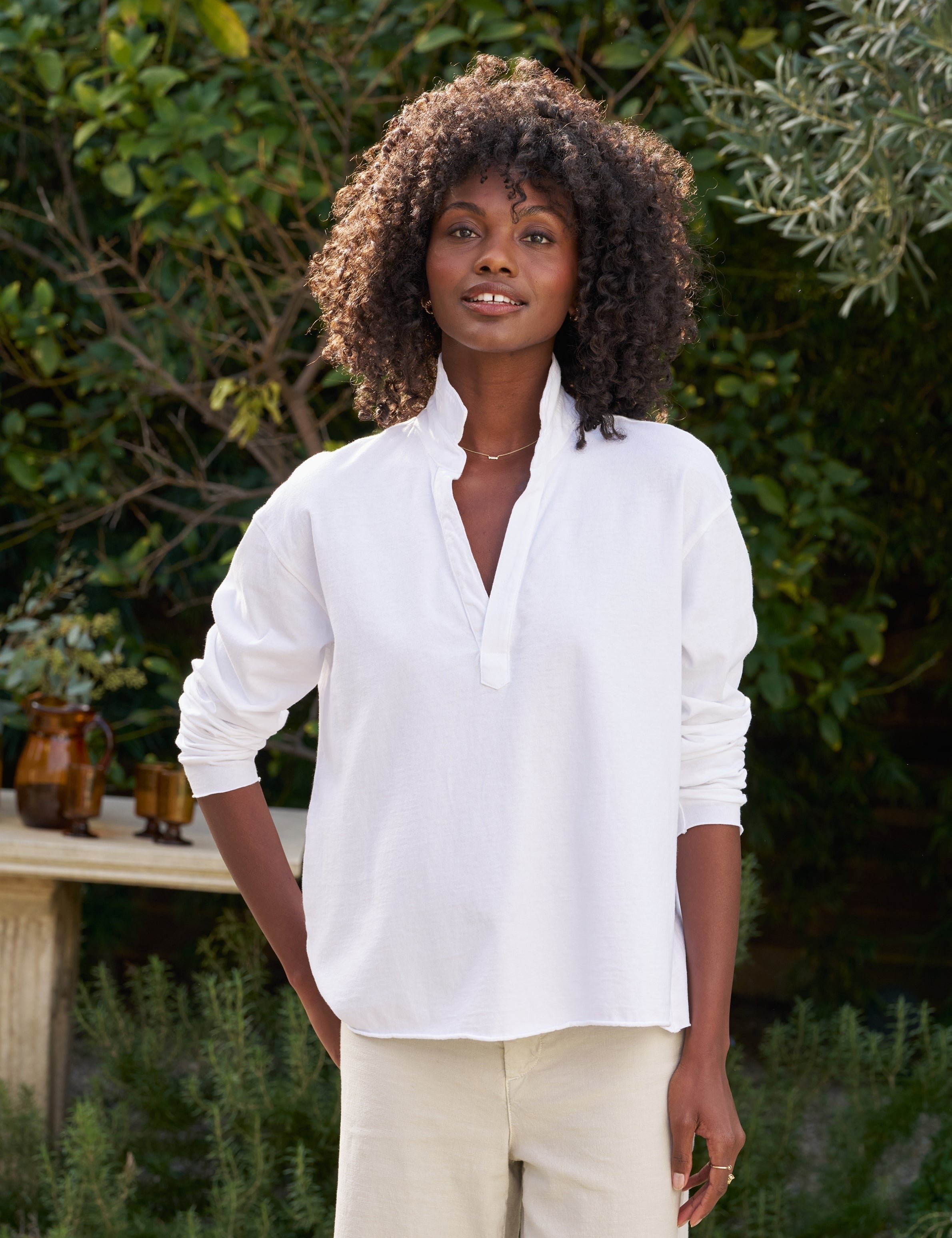 PATRICK POPOVER HENLEY WHITE