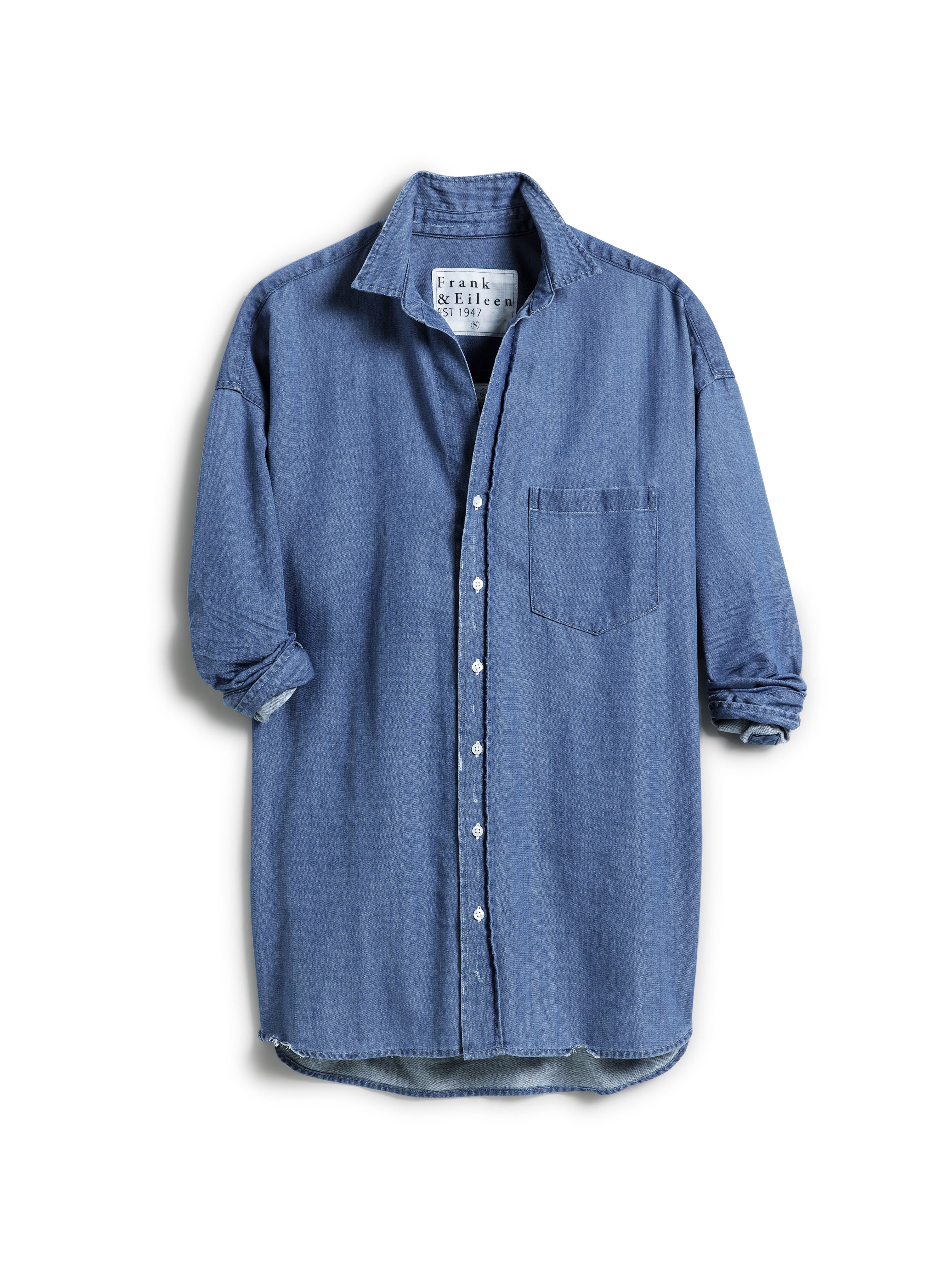 SHIRLEY OVERSIZED SHIRT VINTAGE STONEWASH INDIGO