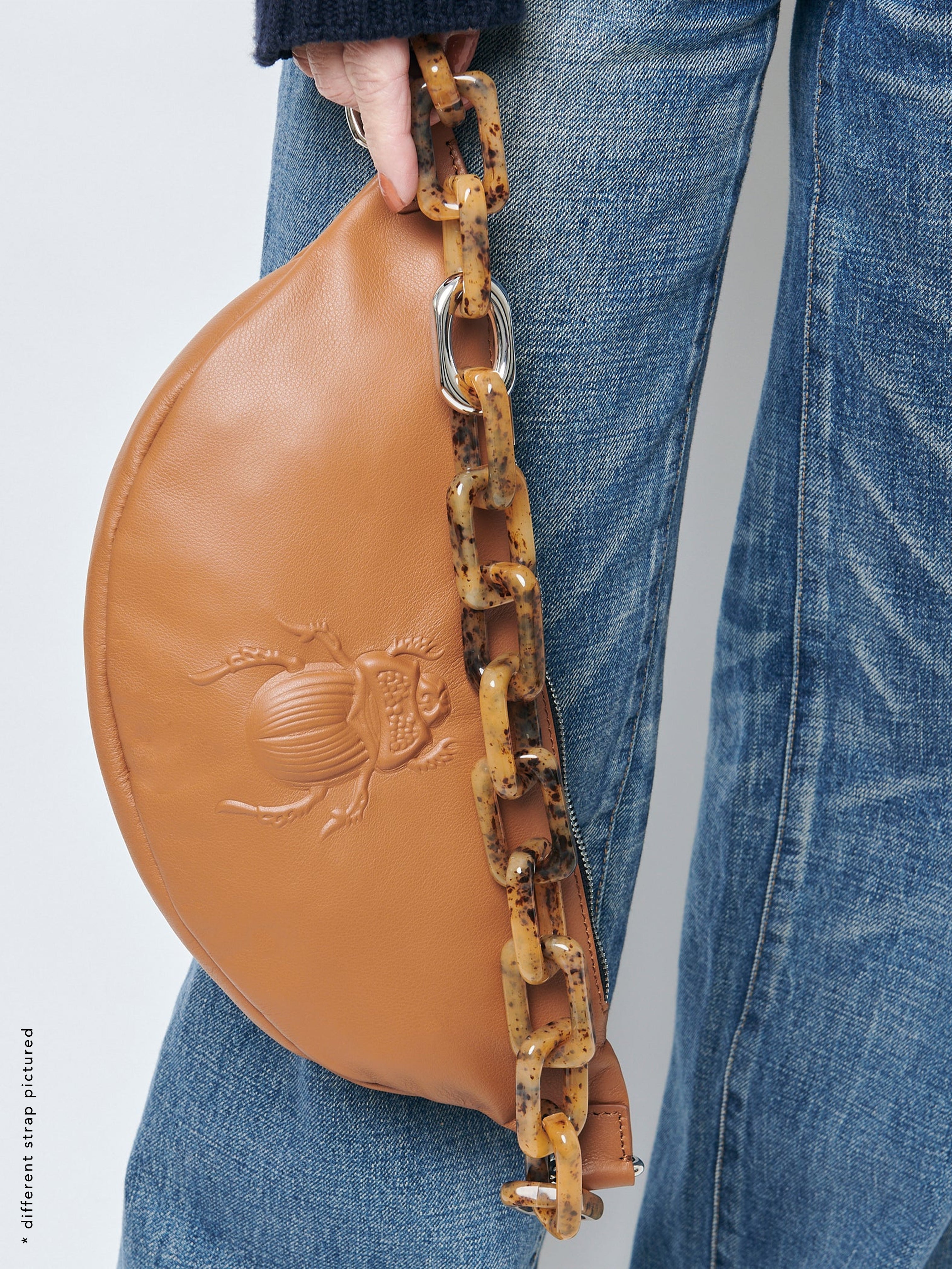 SCARAB BELT BAG COGNAC small + medium