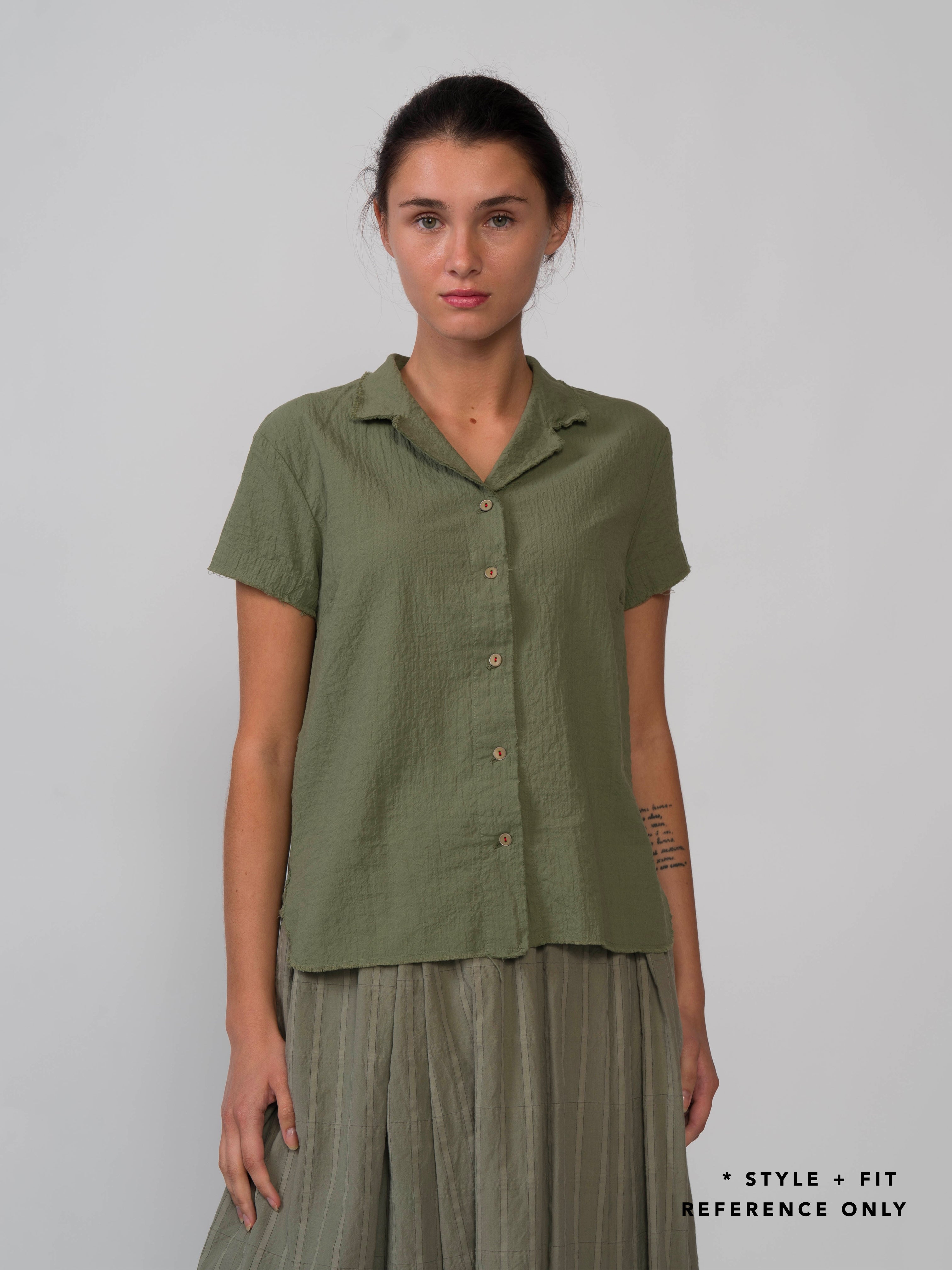 SHARON SHORT SLEEVED SHIRT WHITE