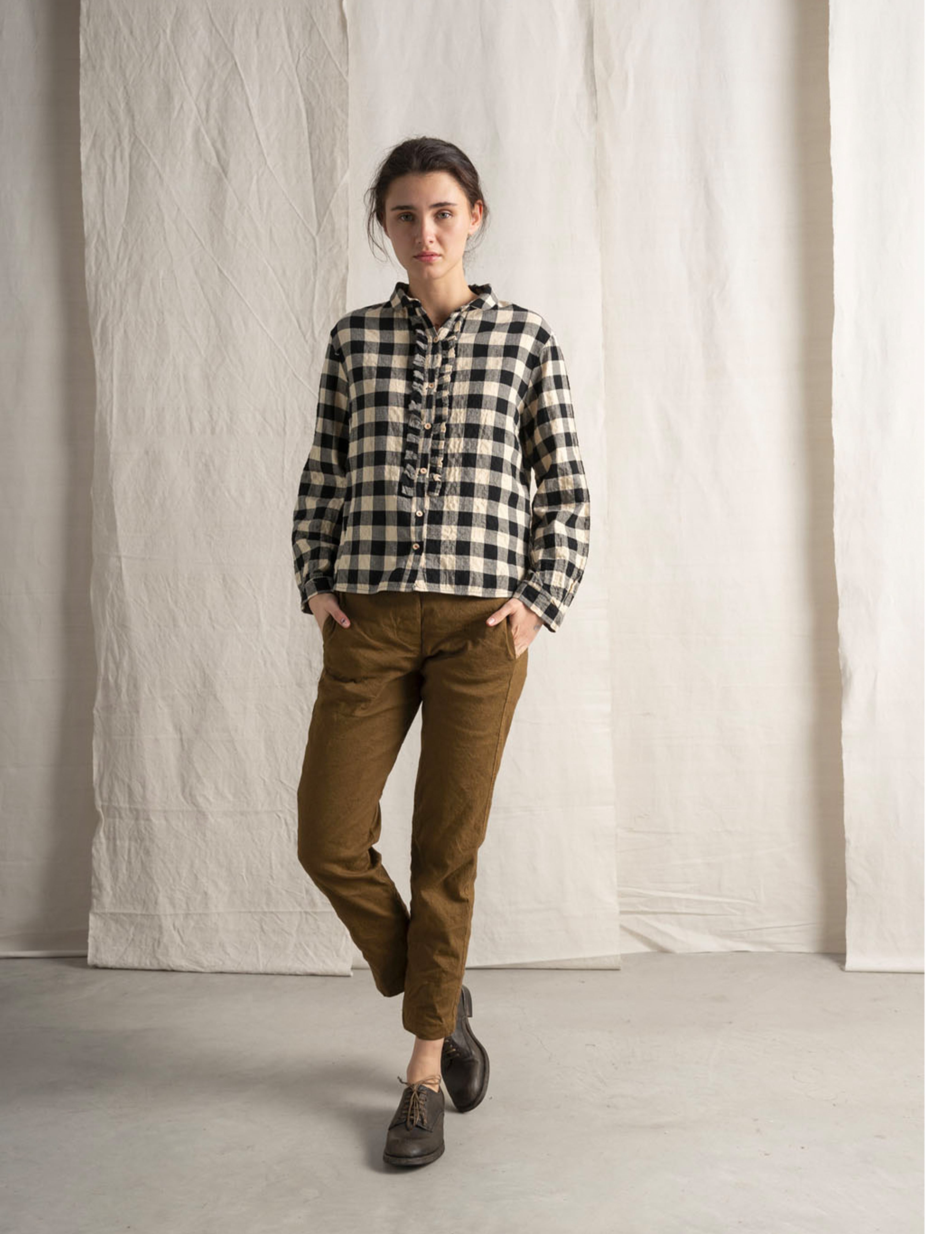 SUZETTE SHIRT BLACK & WHITE