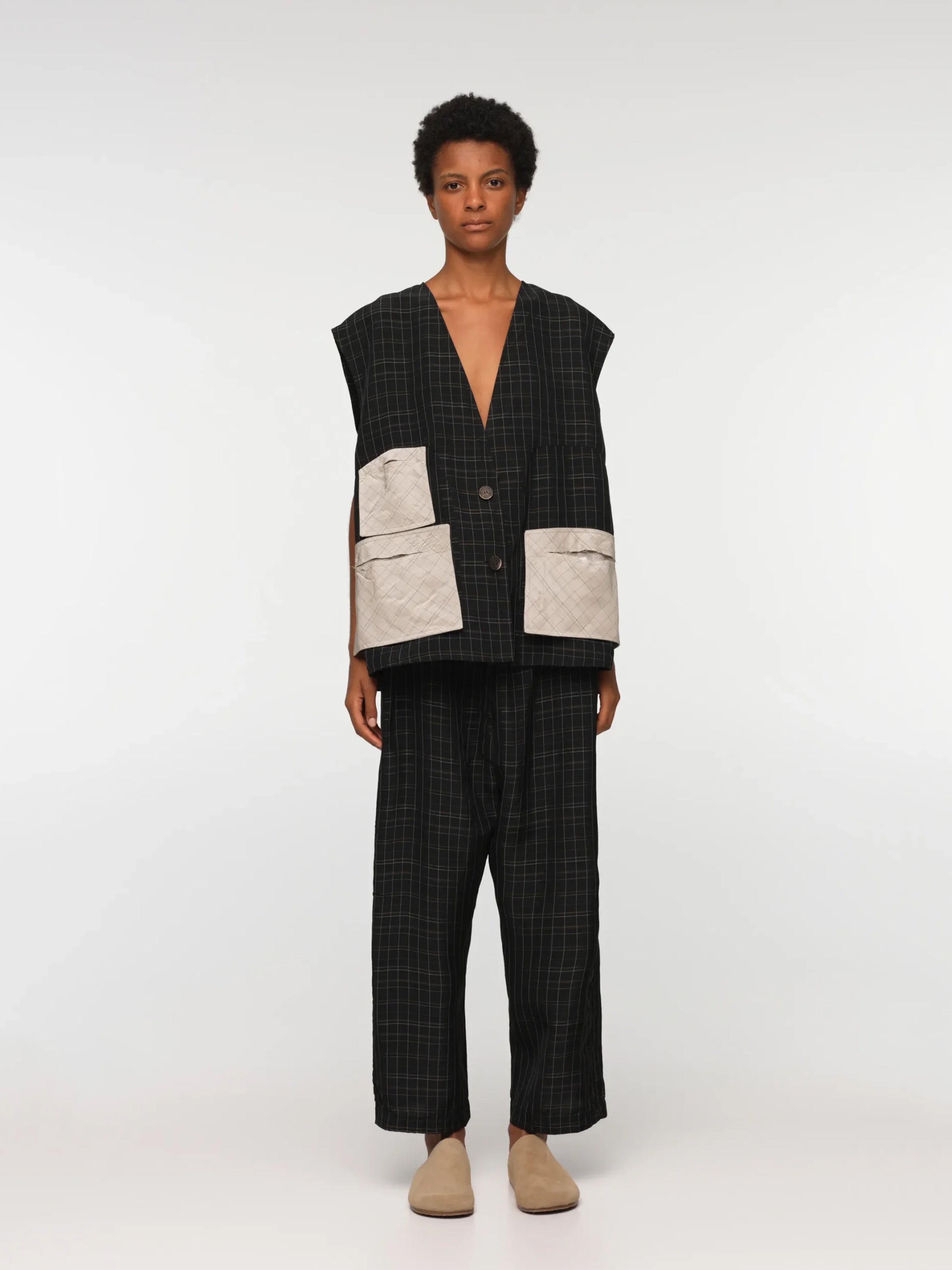 BEBE WAISTCOAT BLACK