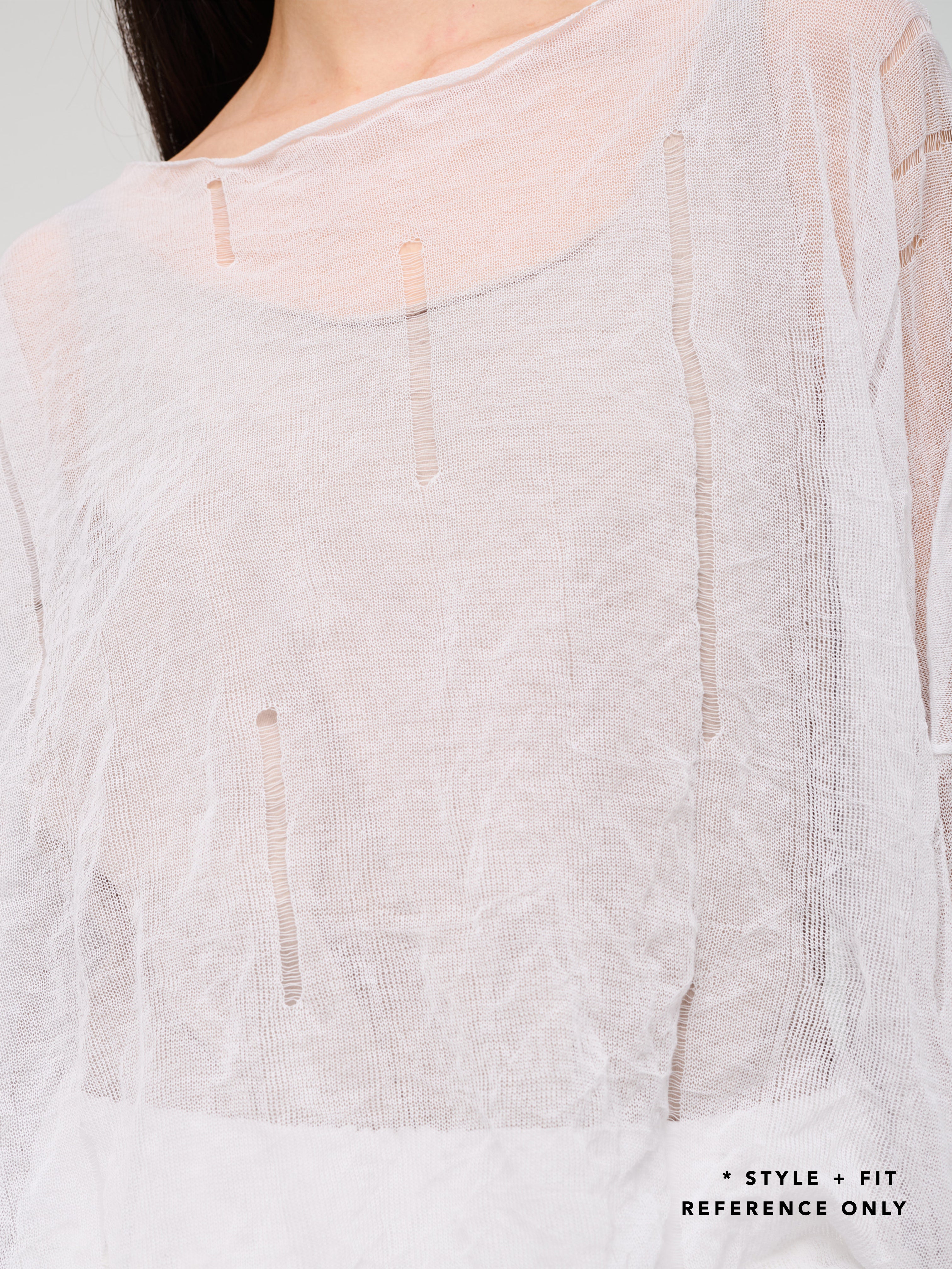 NISIROS KNIT TOP BLACK