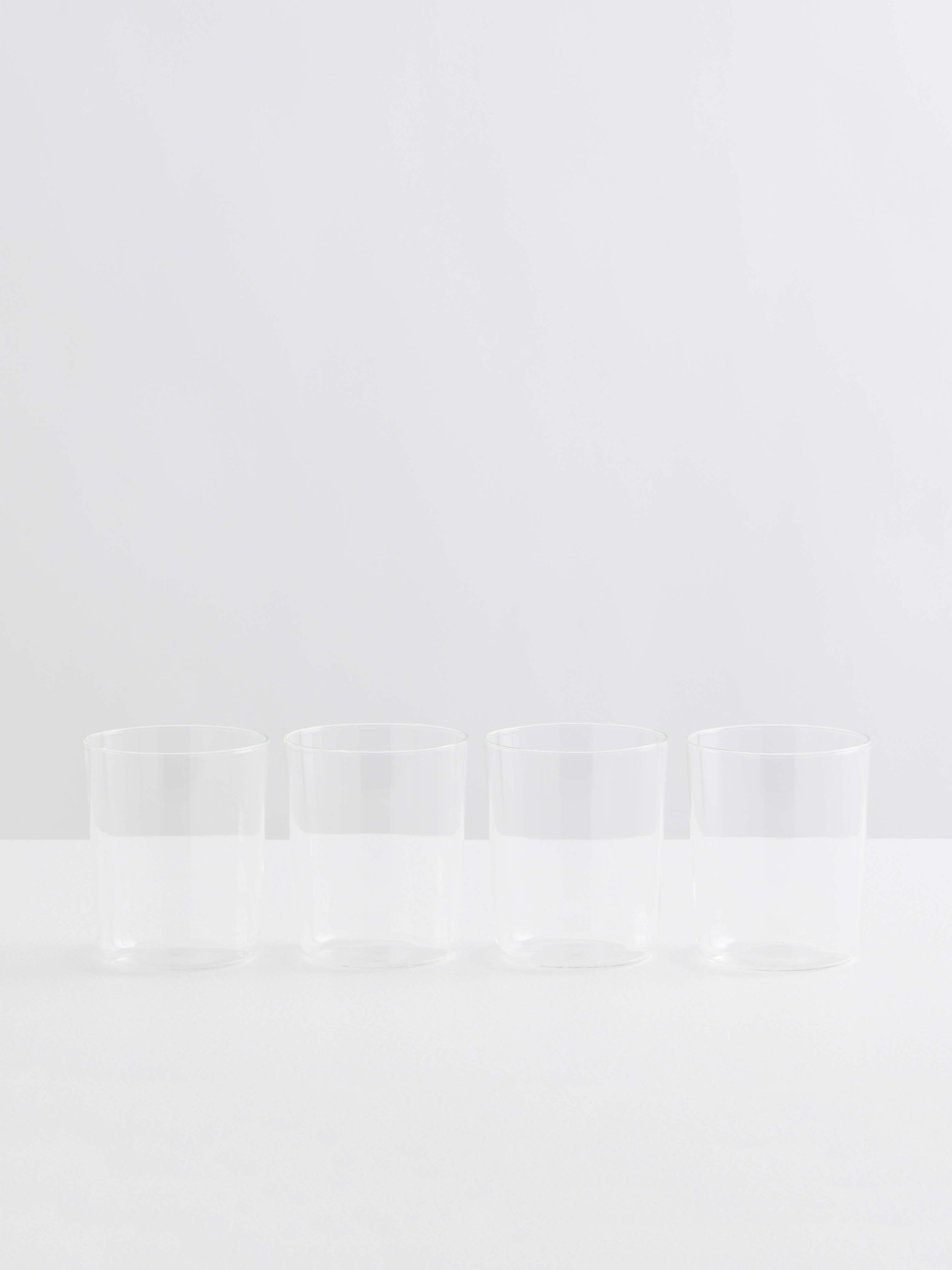 LARGE GOBLETS CLEAR (SET OF 4)