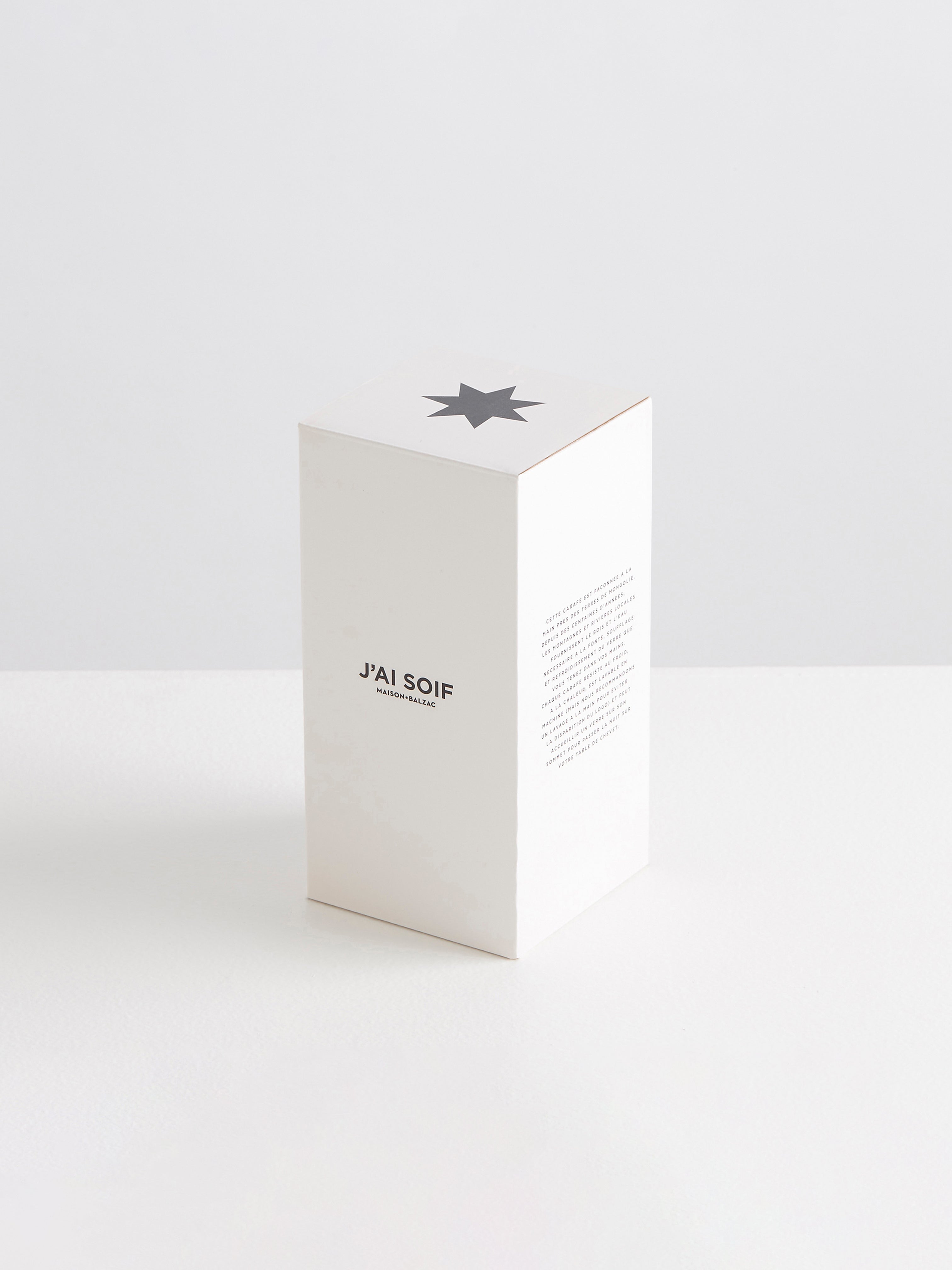 J'AI SOIF CARAFE AND GLASS SET AMBER