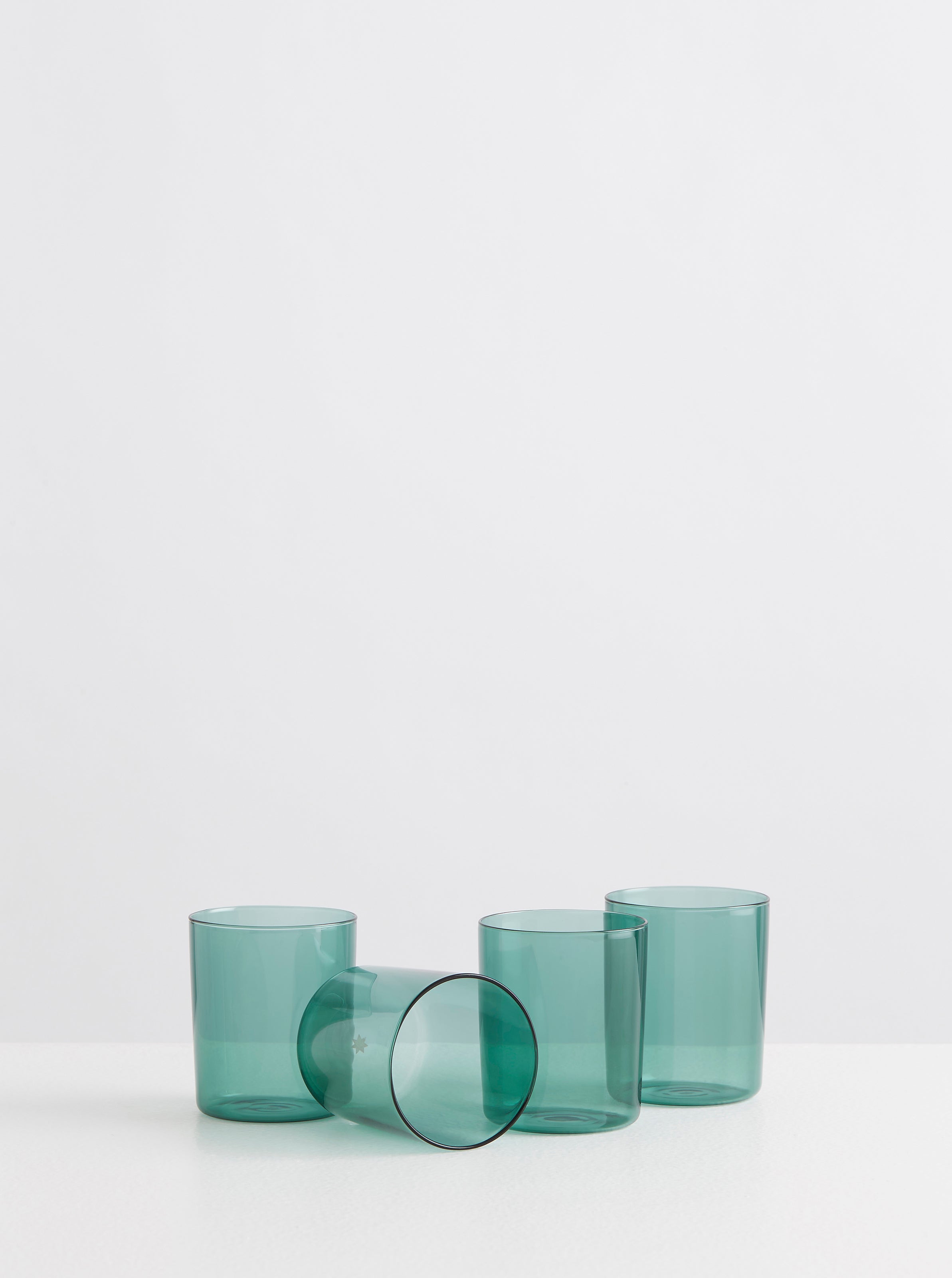 LARGE GOBLETS TEAL (SET OF 4)