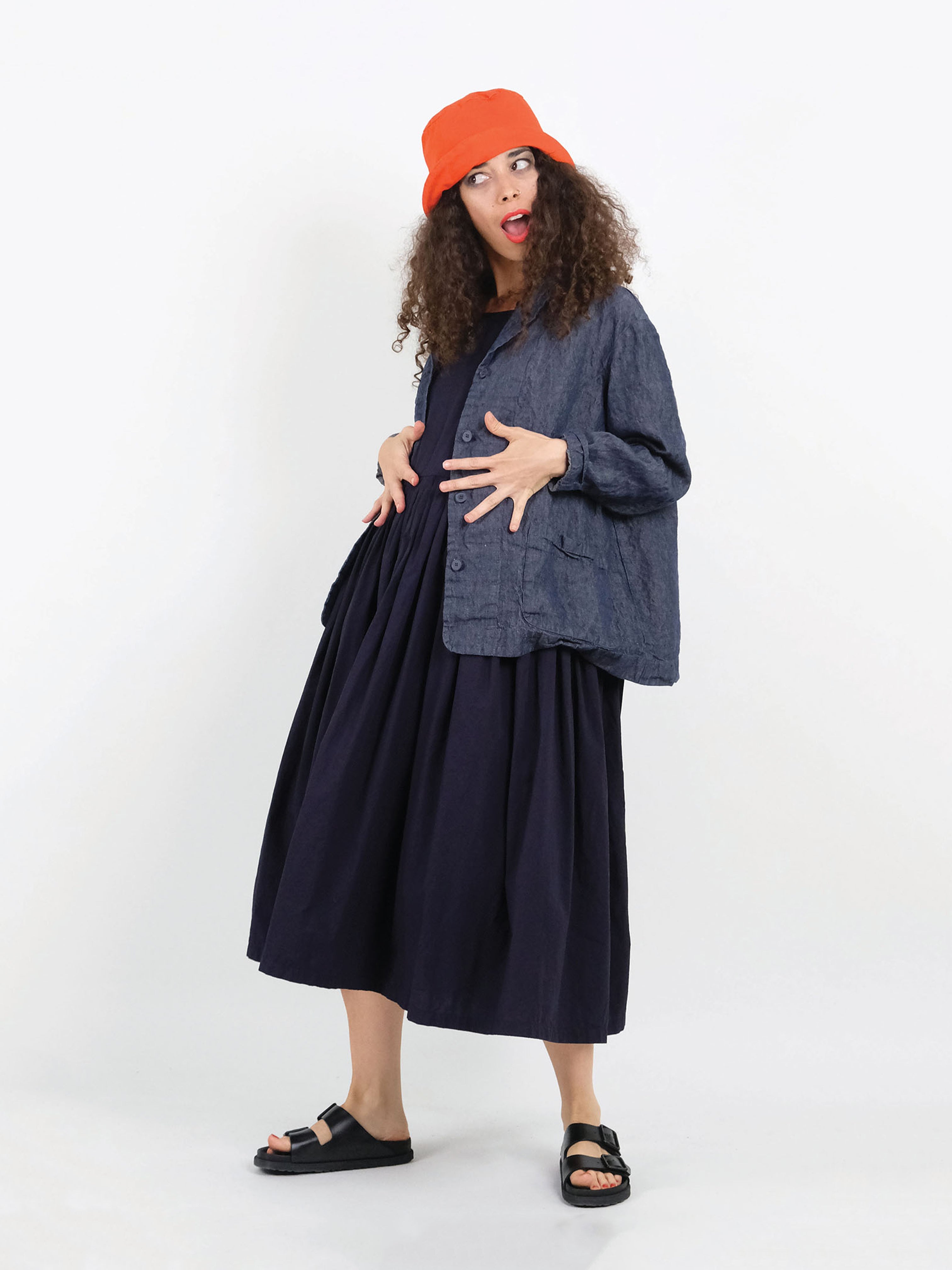 LIJIAN OVERSIZED JACKET DENIM