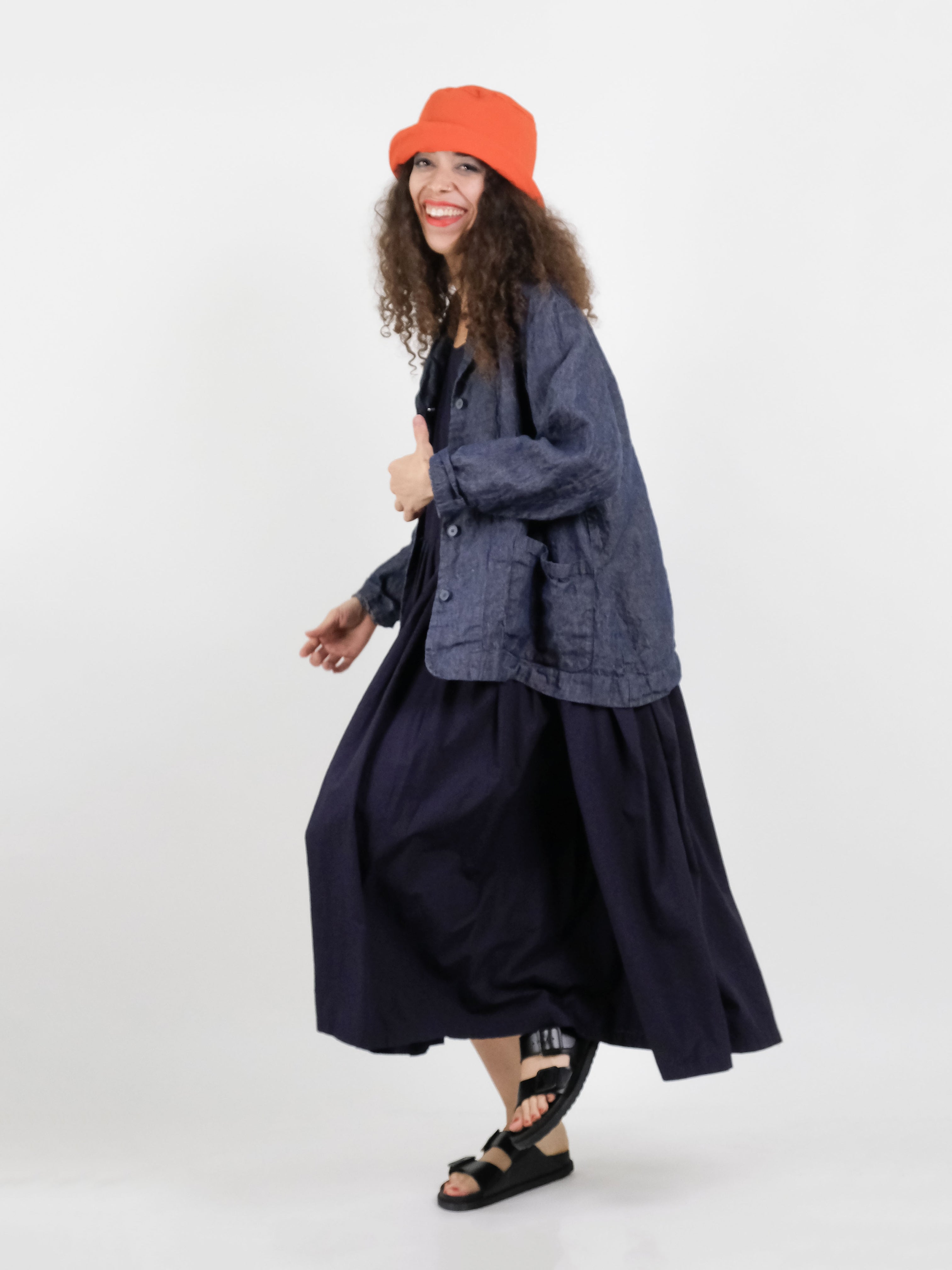 LIJIAN OVERSIZED JACKET DENIM