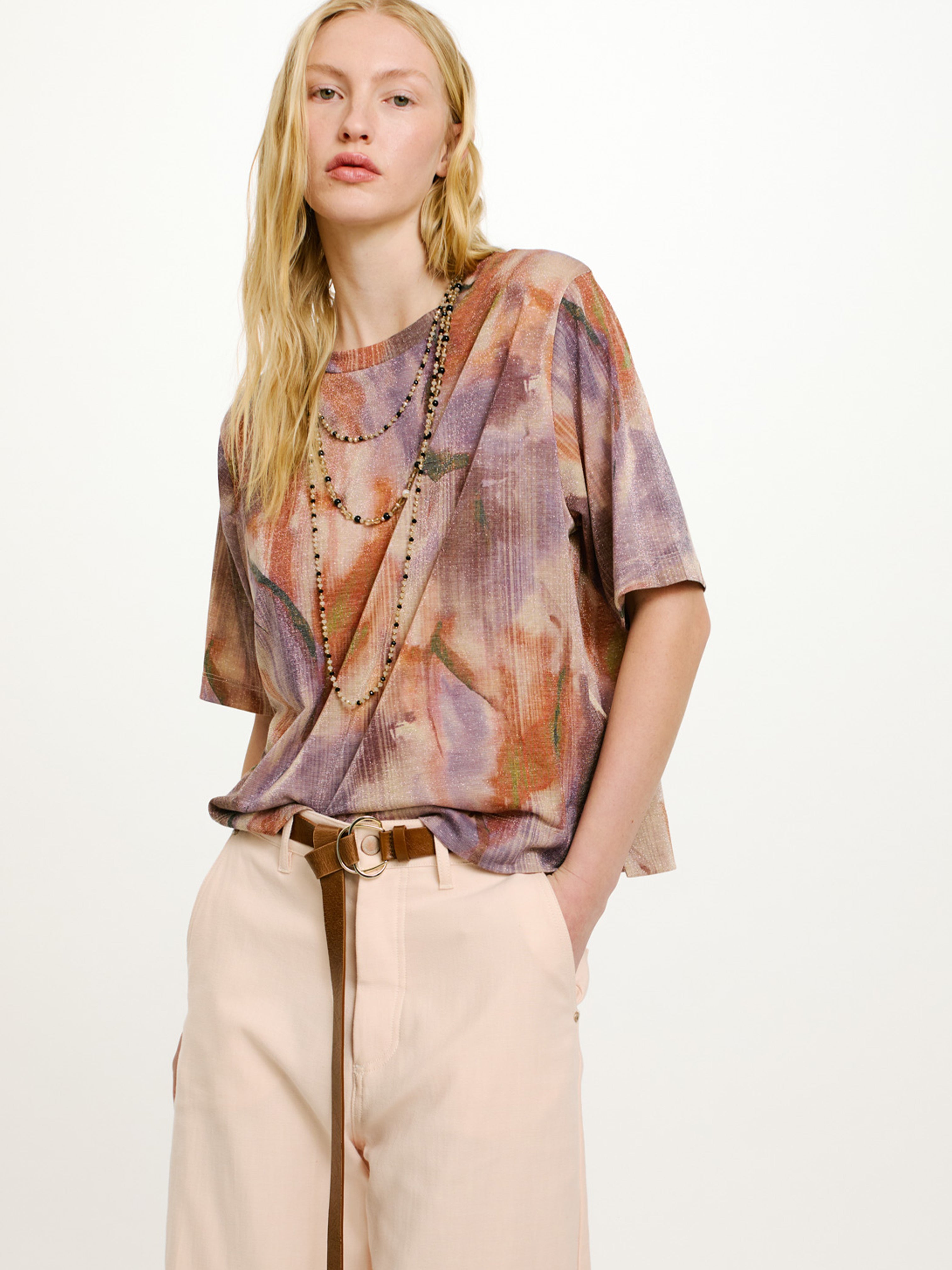 IORA LUREX TEE MULTICOLOUR