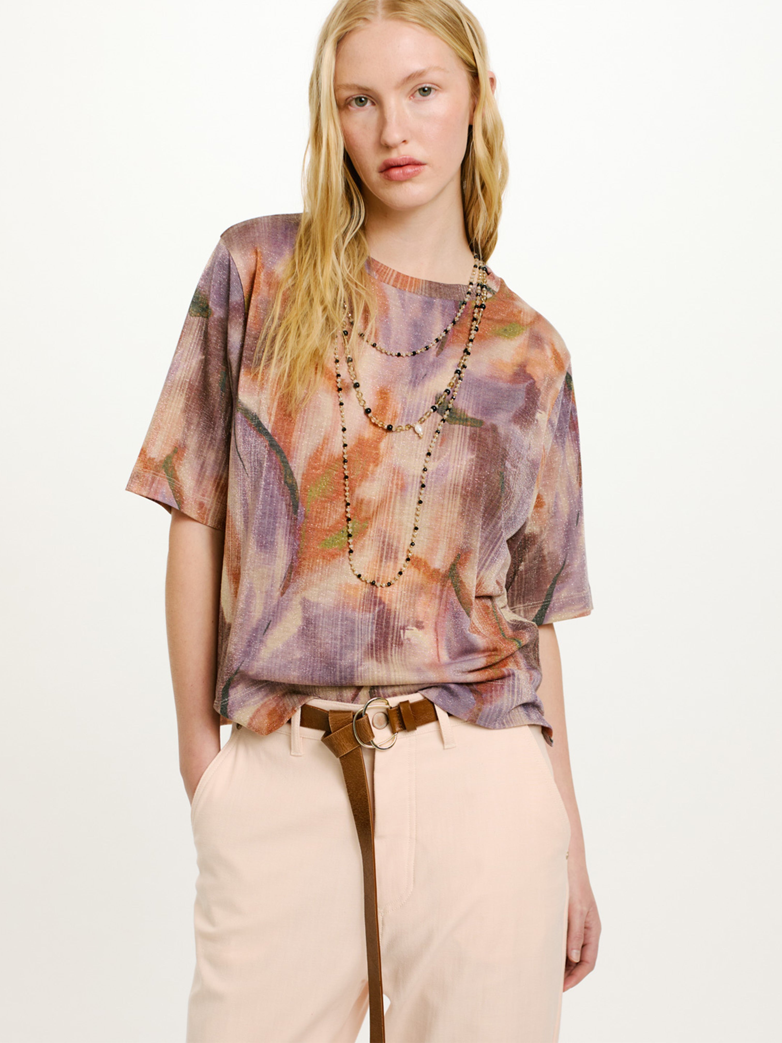 IORA LUREX TEE MULTICOLOUR