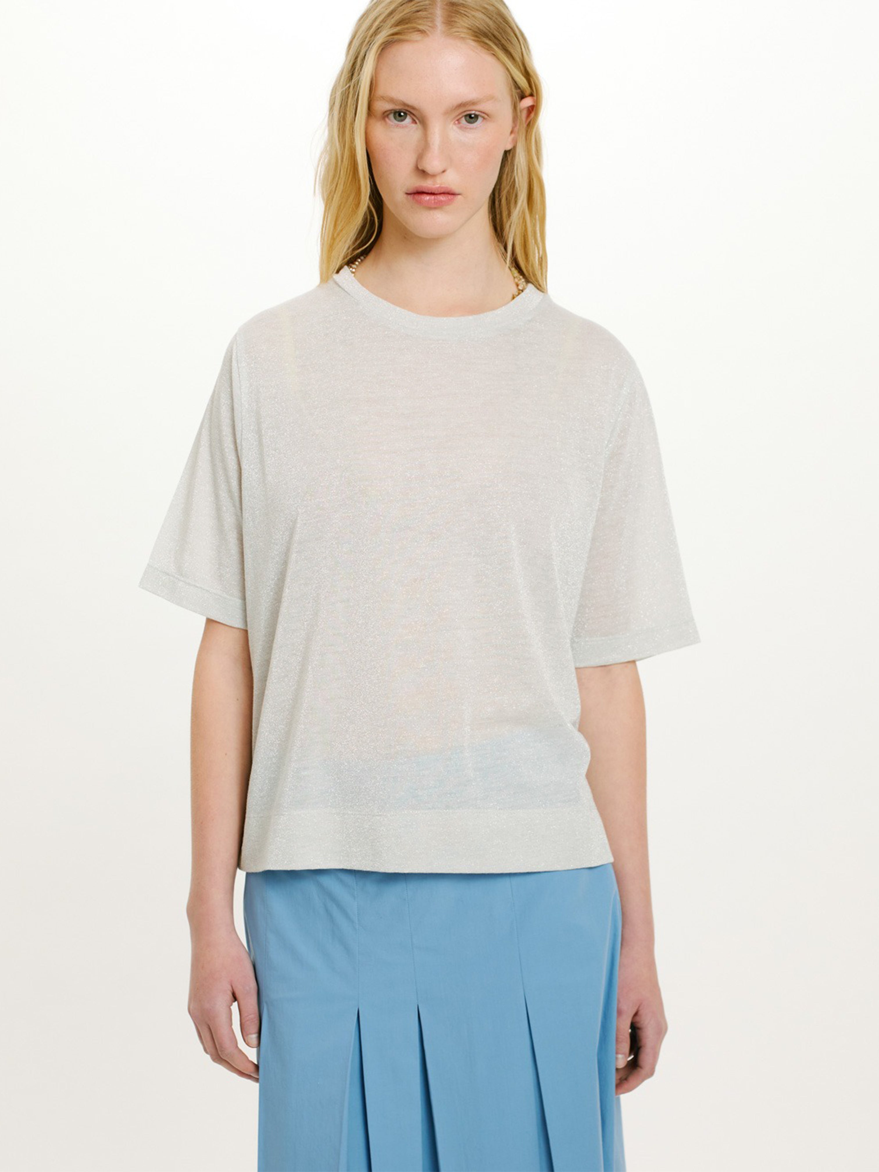 IORA LUREX TEE PLATINUM