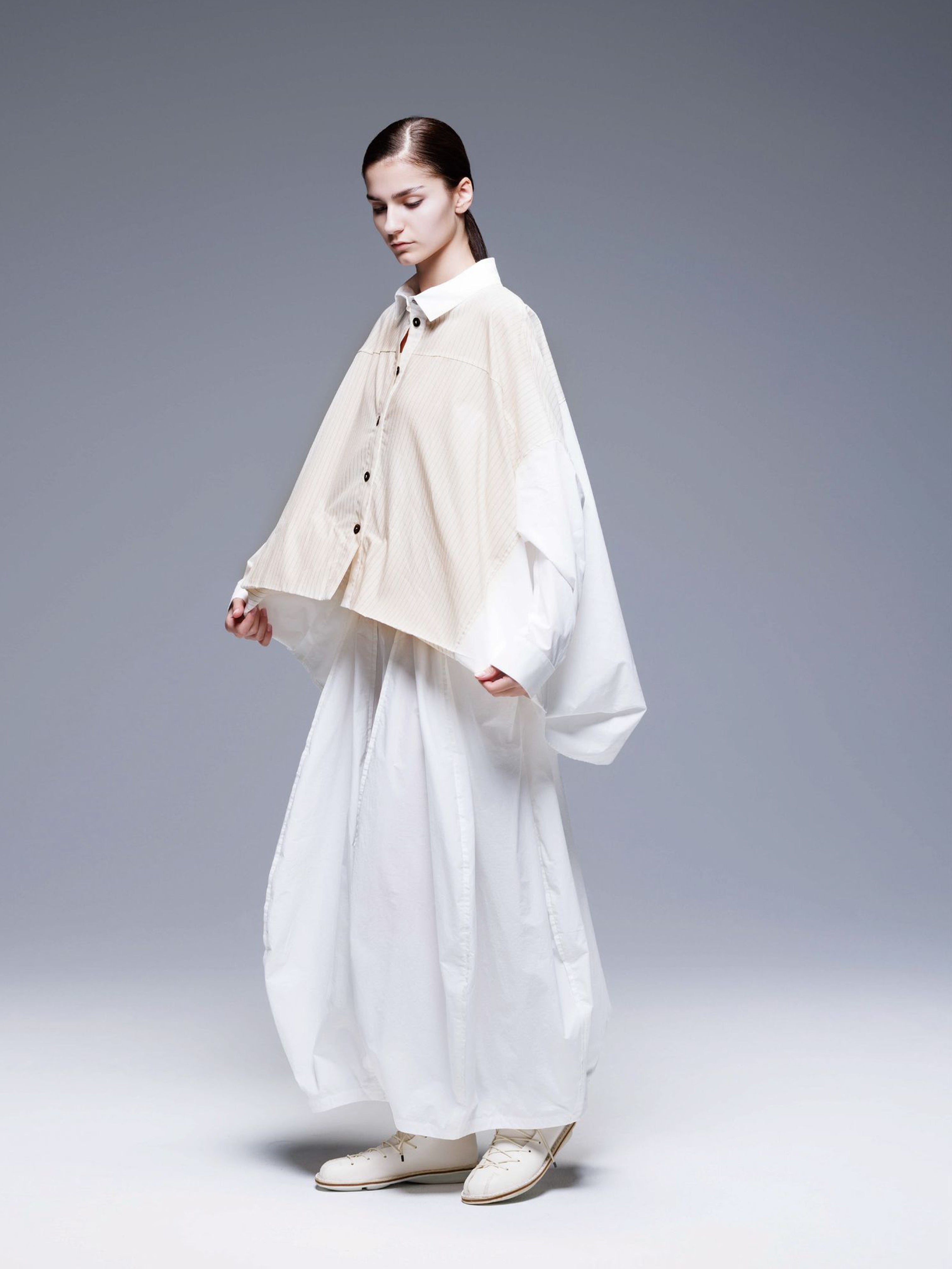 PINSTRIPE SHIRT NATURAL