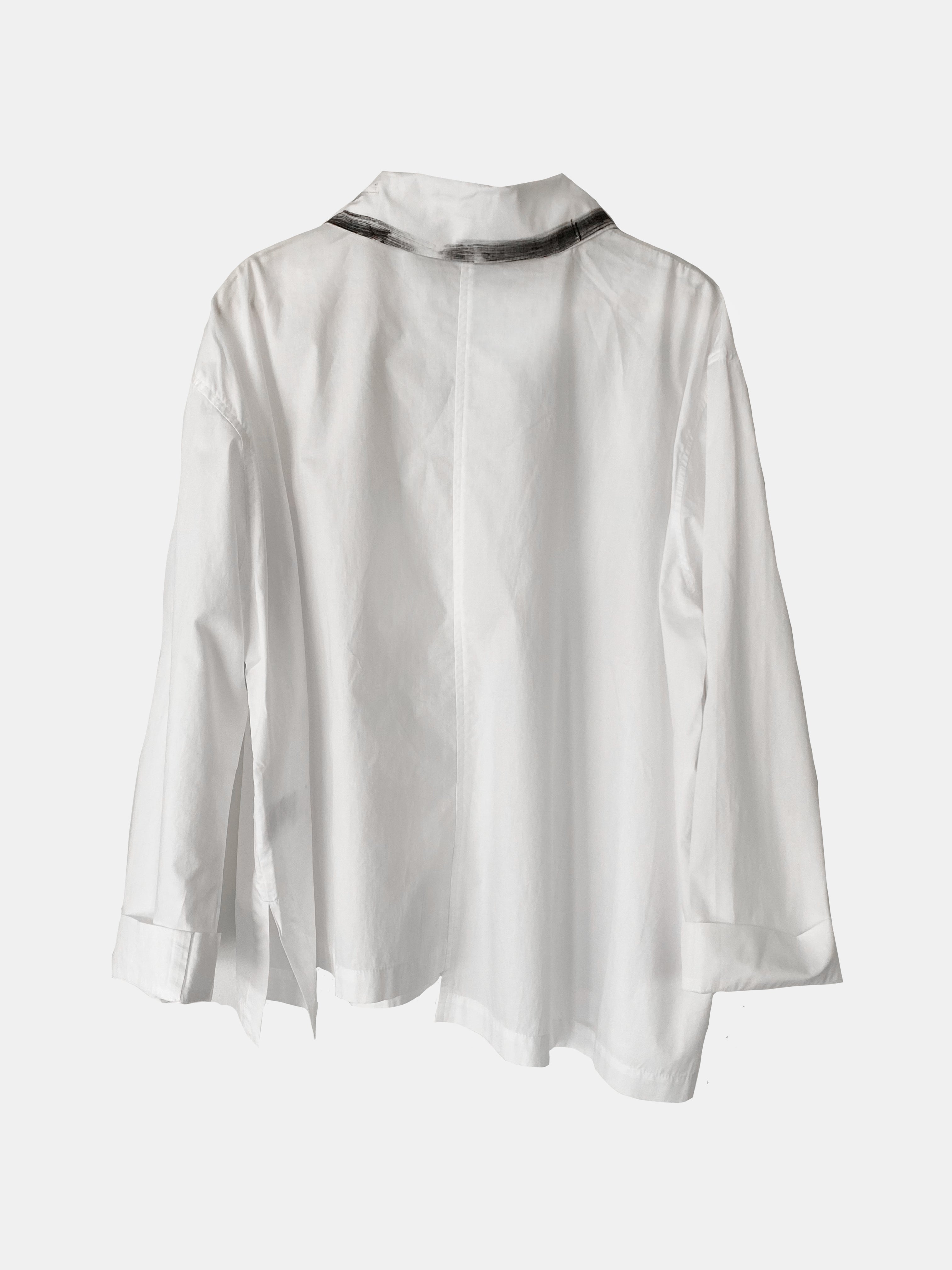 SHIRT WHITE/BLACK