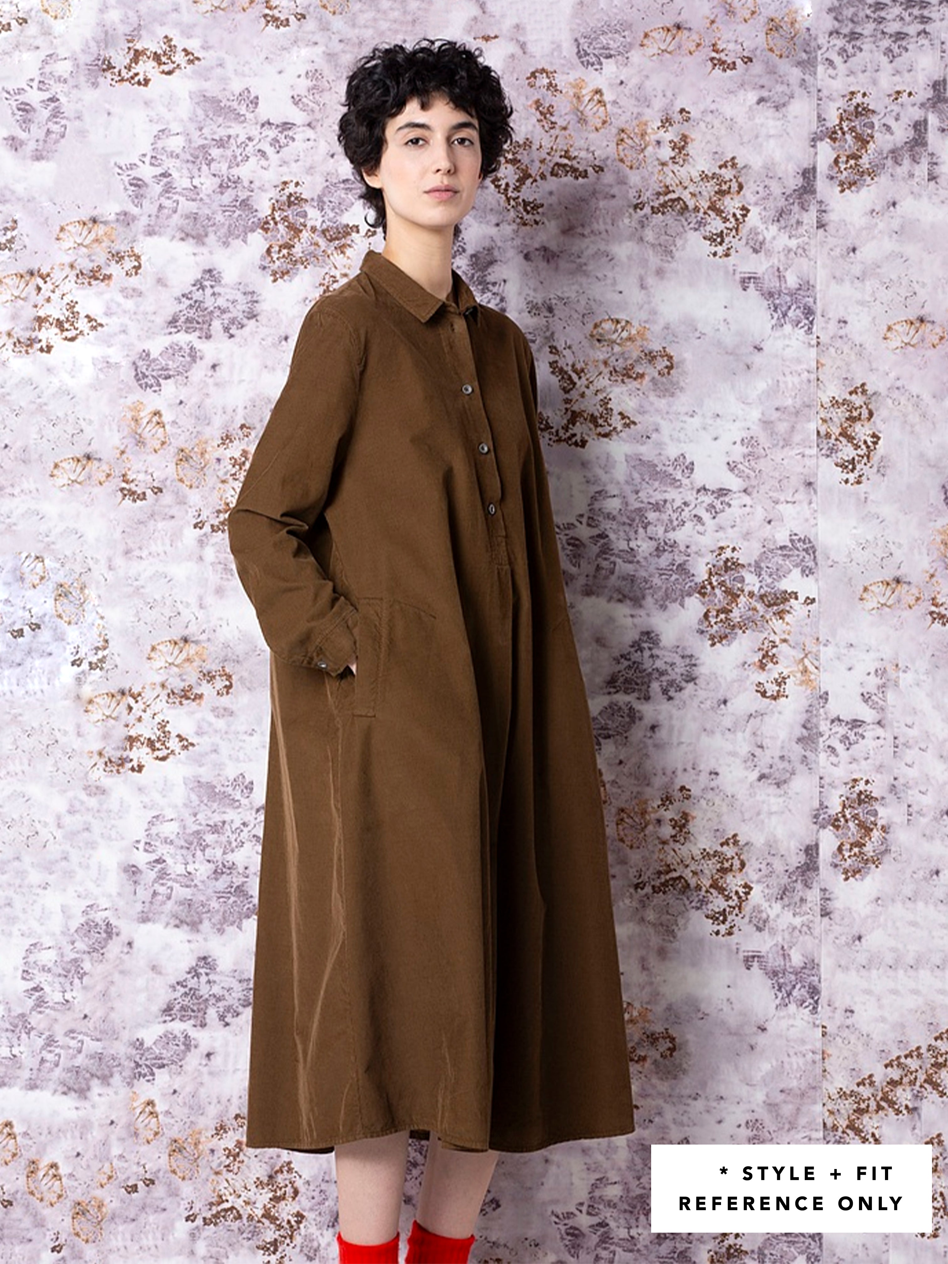 BABY CORD DRESS NOCTURNE