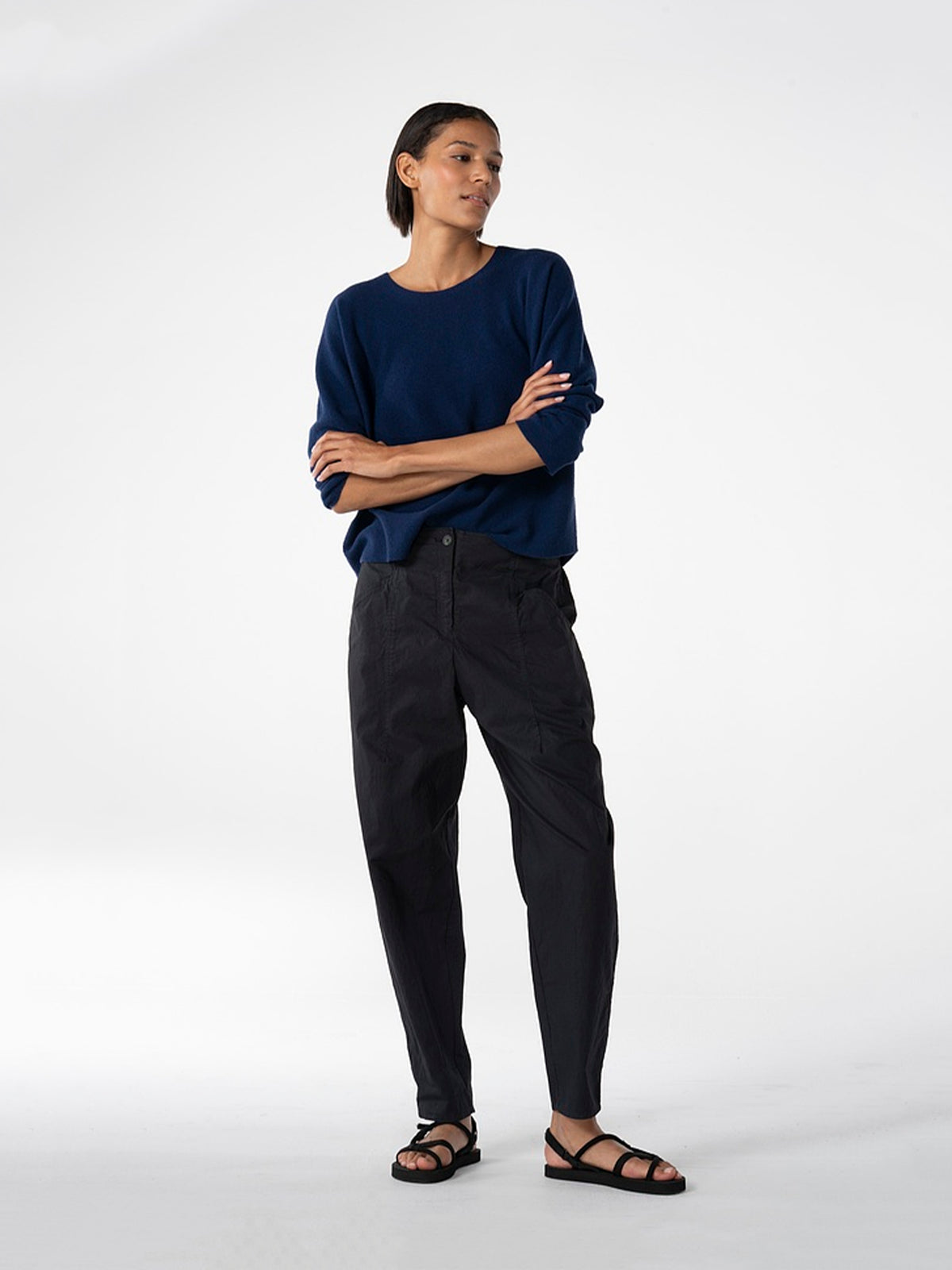 COTTON PANT 624 NAVY