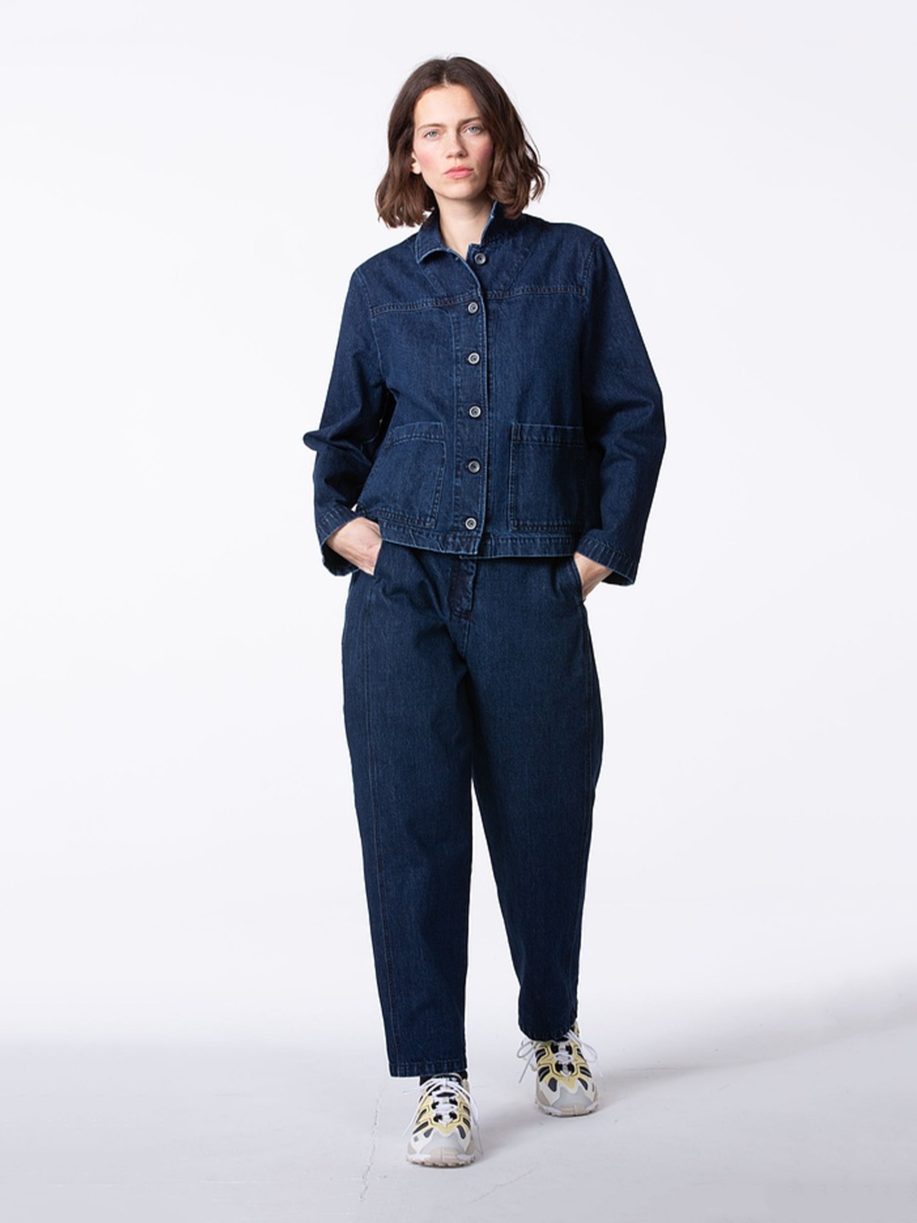 SPORTY DENIM JEAN BLUE WASH