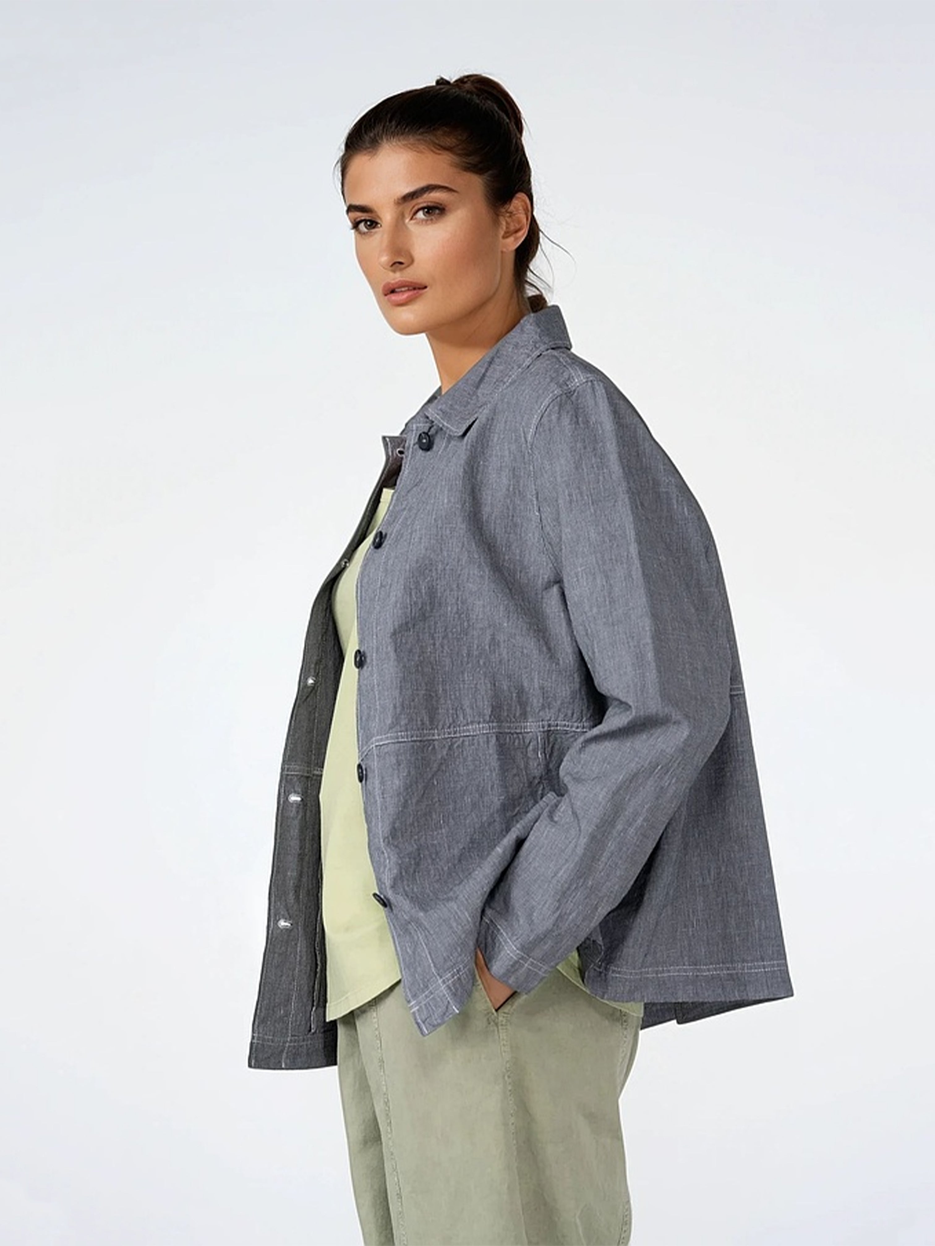 HOUNDSTOOTH JACKET GLASS