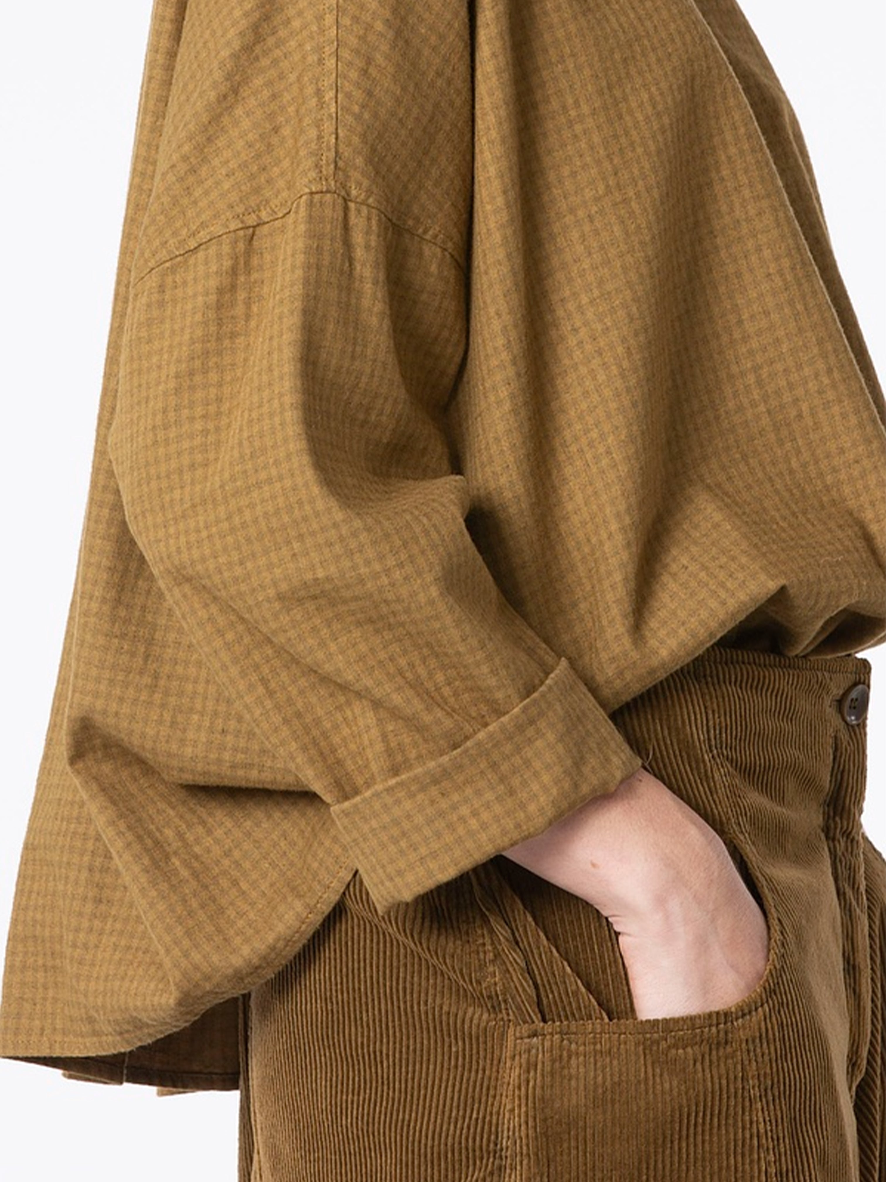 VICHY CHECK SHIRT TOBACCO