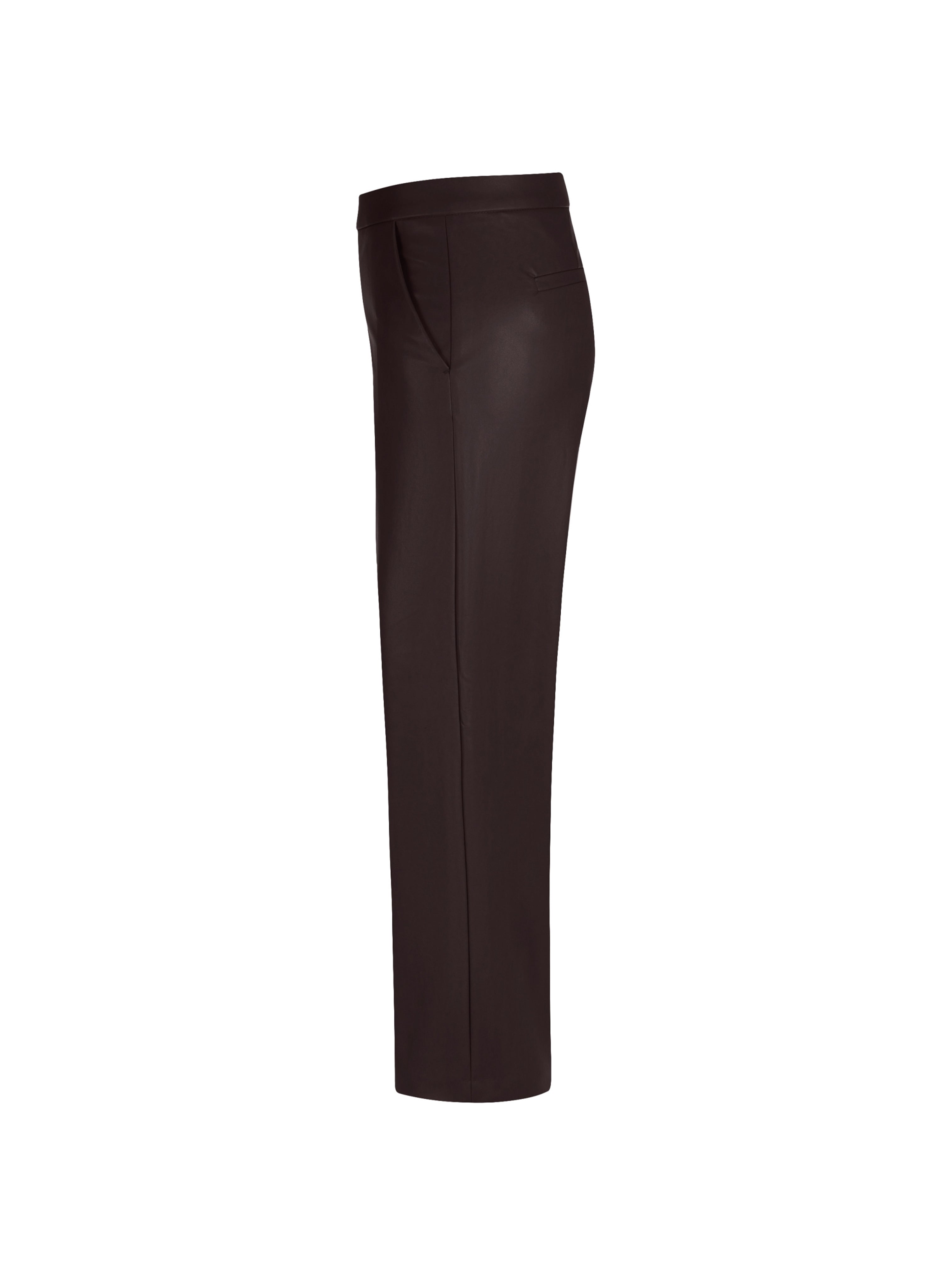 PALINA 6/8 VEGAN LEATHER PANT BLACK