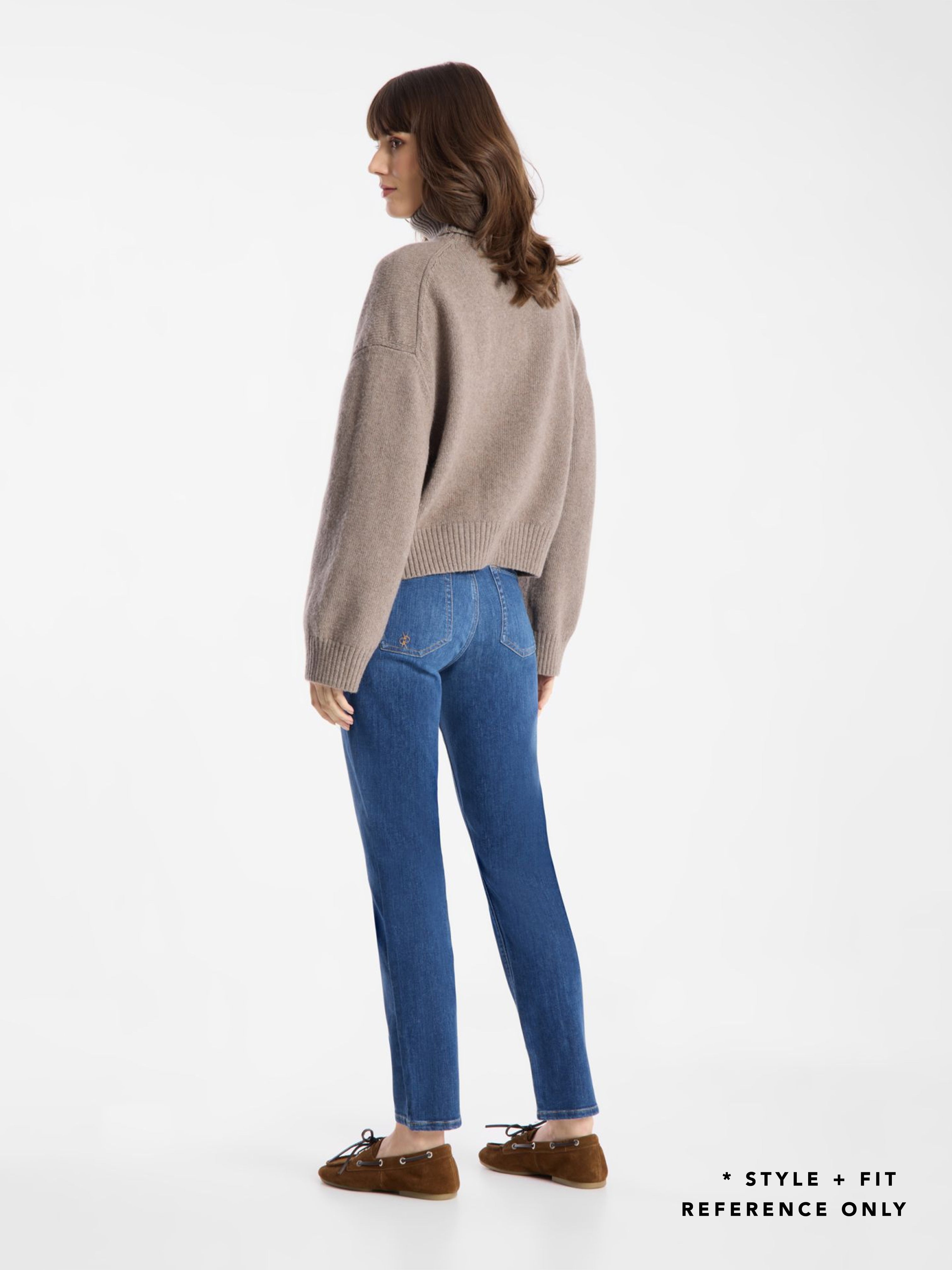 SUZY RING STRETCH DENIM JEAN DARK BLUE