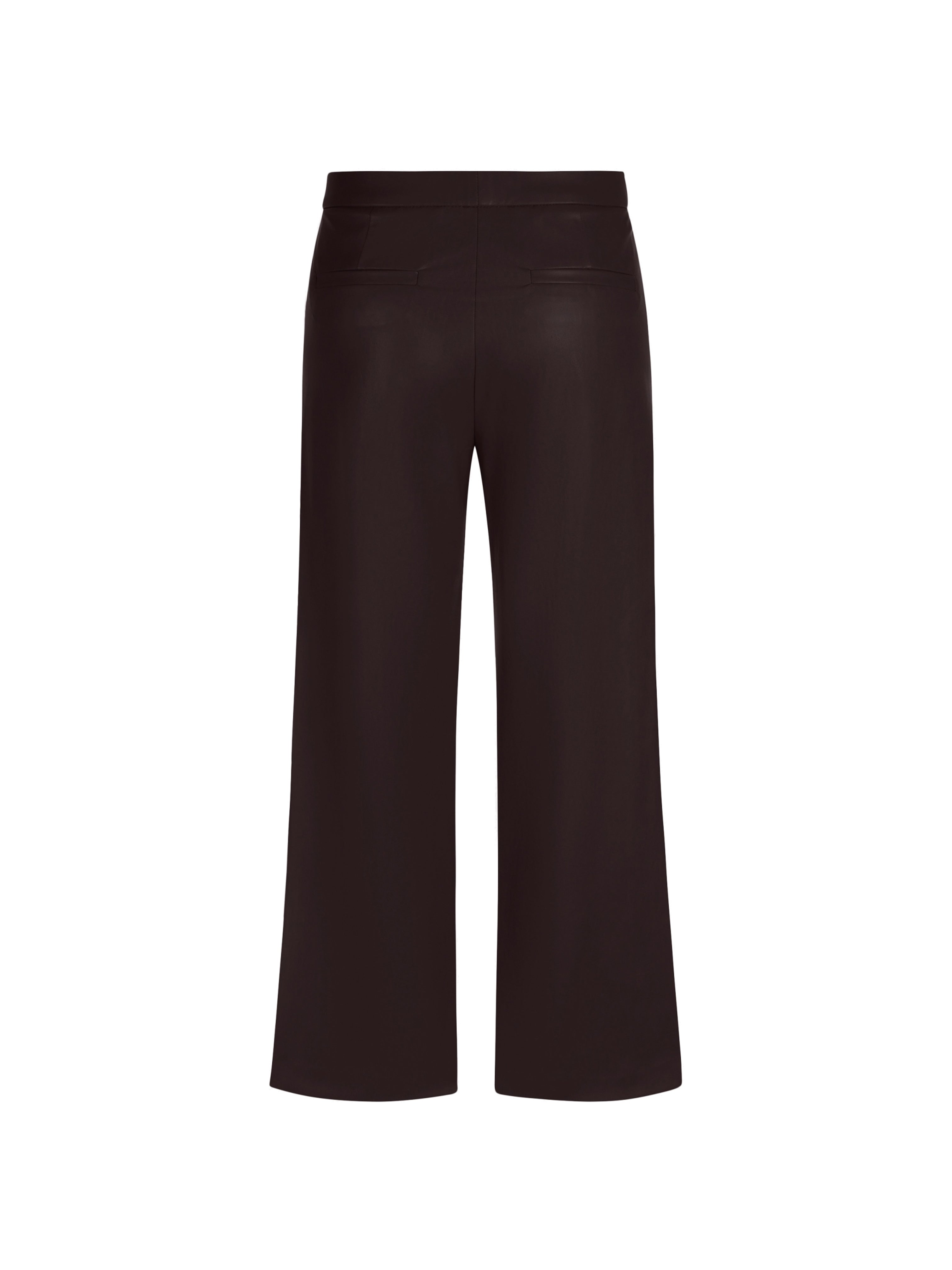PALINA 6/8 VEGAN LEATHER PANT TABAC / TOBACCO