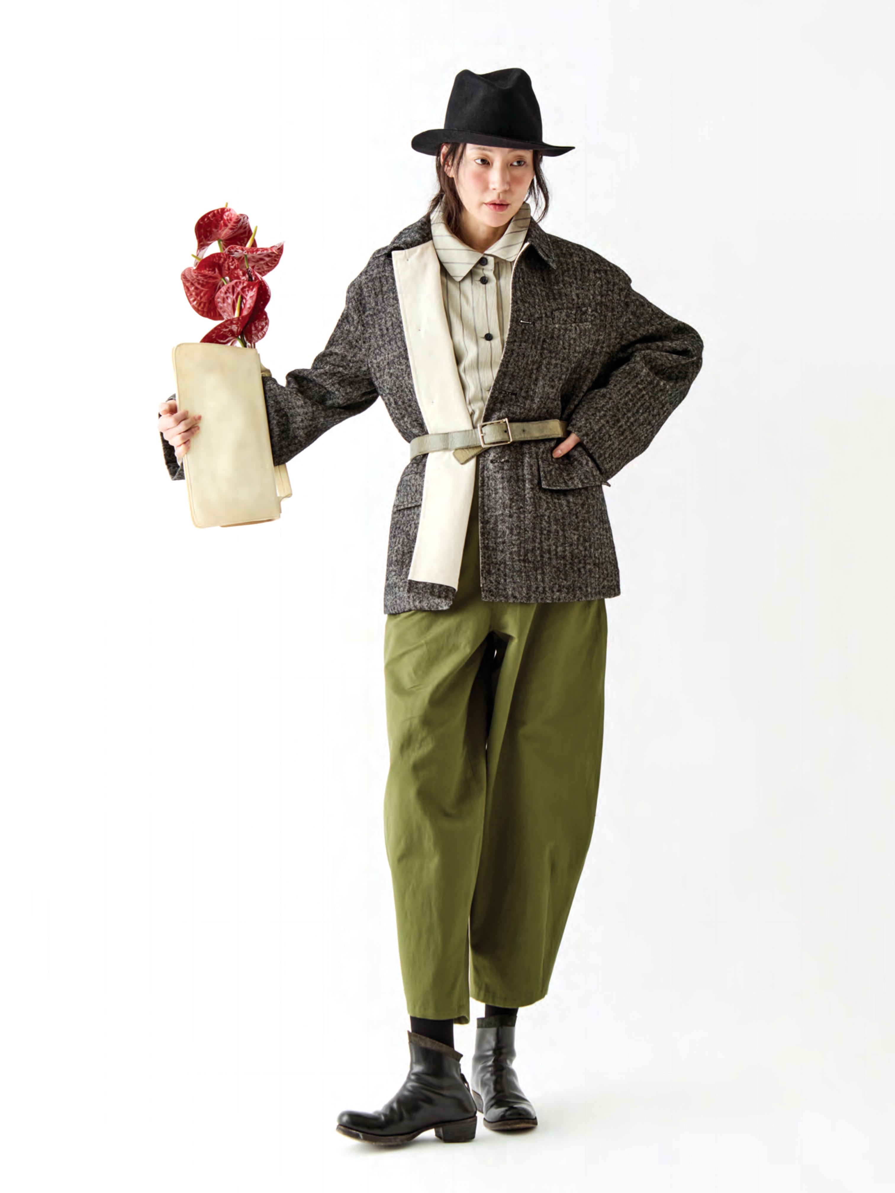 SHIRT BC060 WINTER WHITE STRIPE