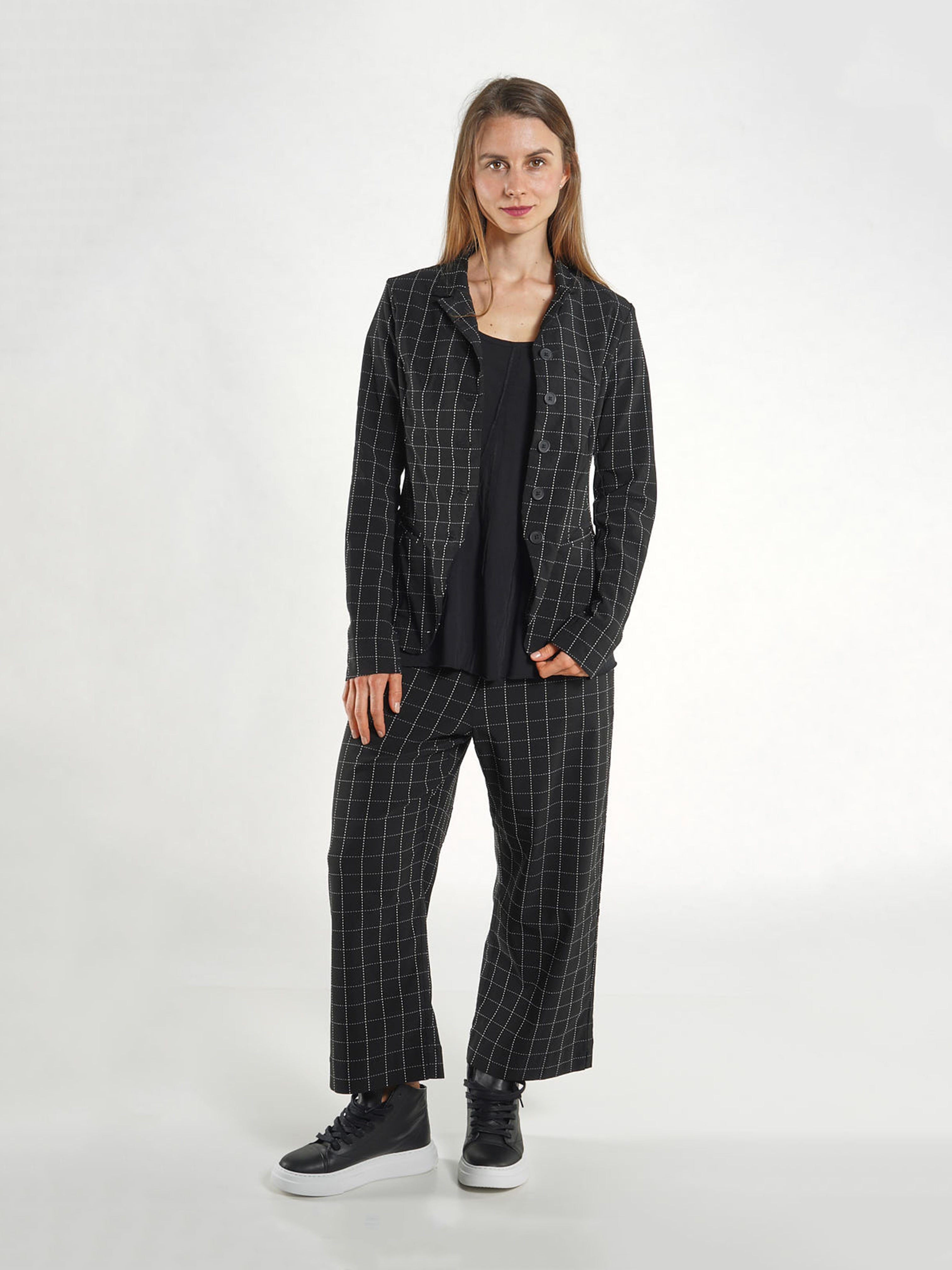 JACKET BLACK CHECK