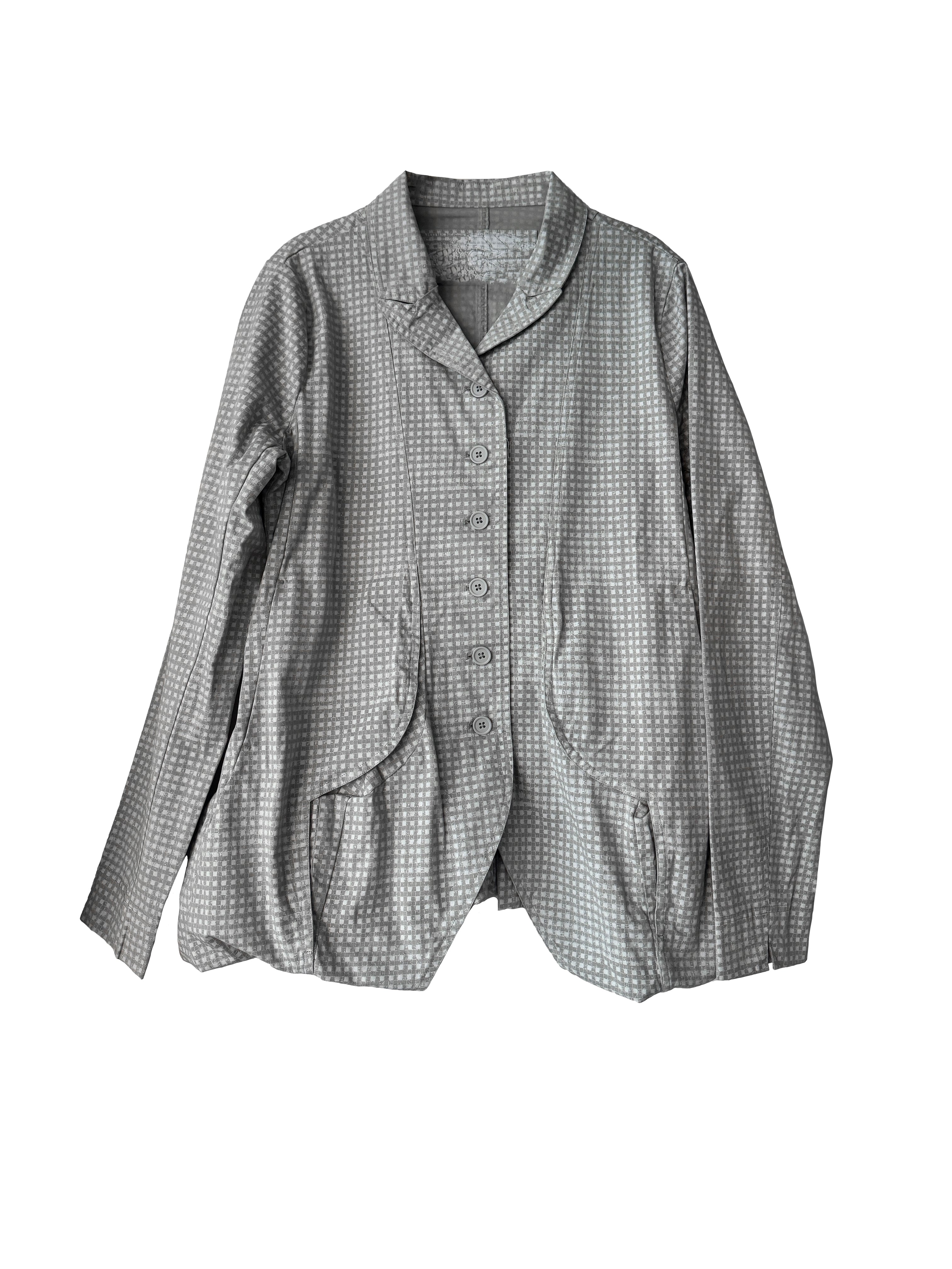 JACKET GREY CHECK