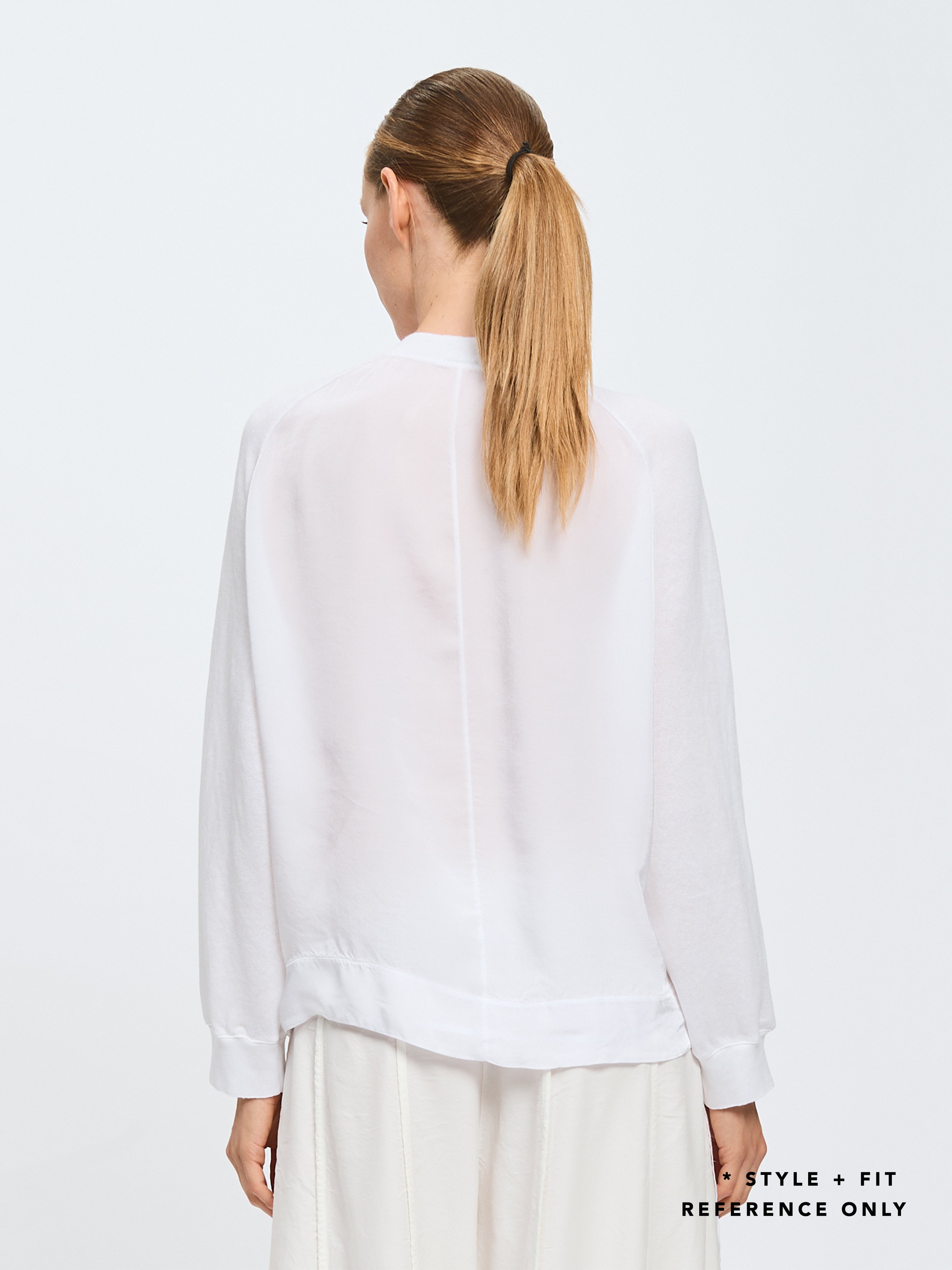 DRAWSTRING KNIT CARDIGAN CHALK