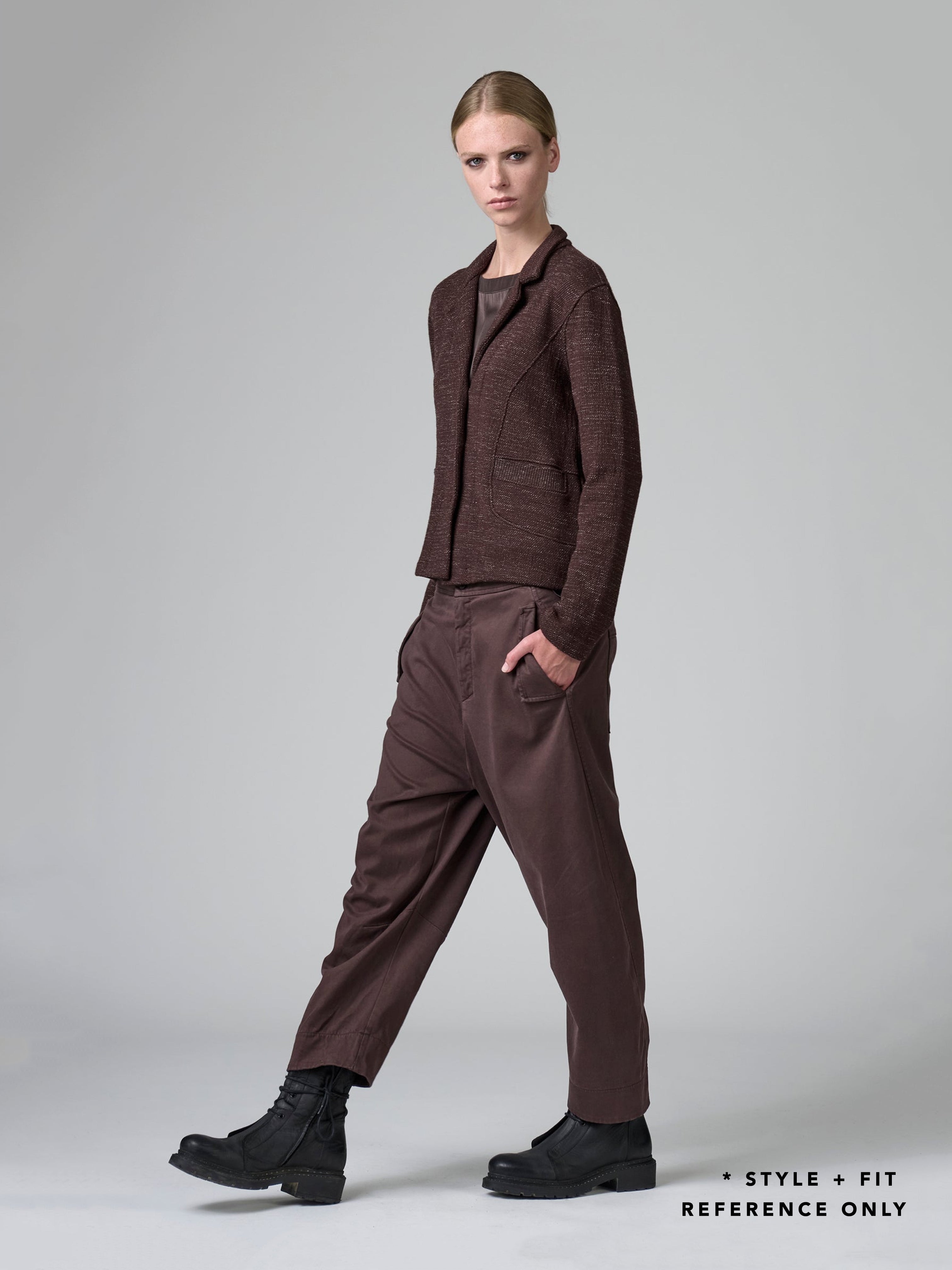 WOOL FLECK JACKET BLACK