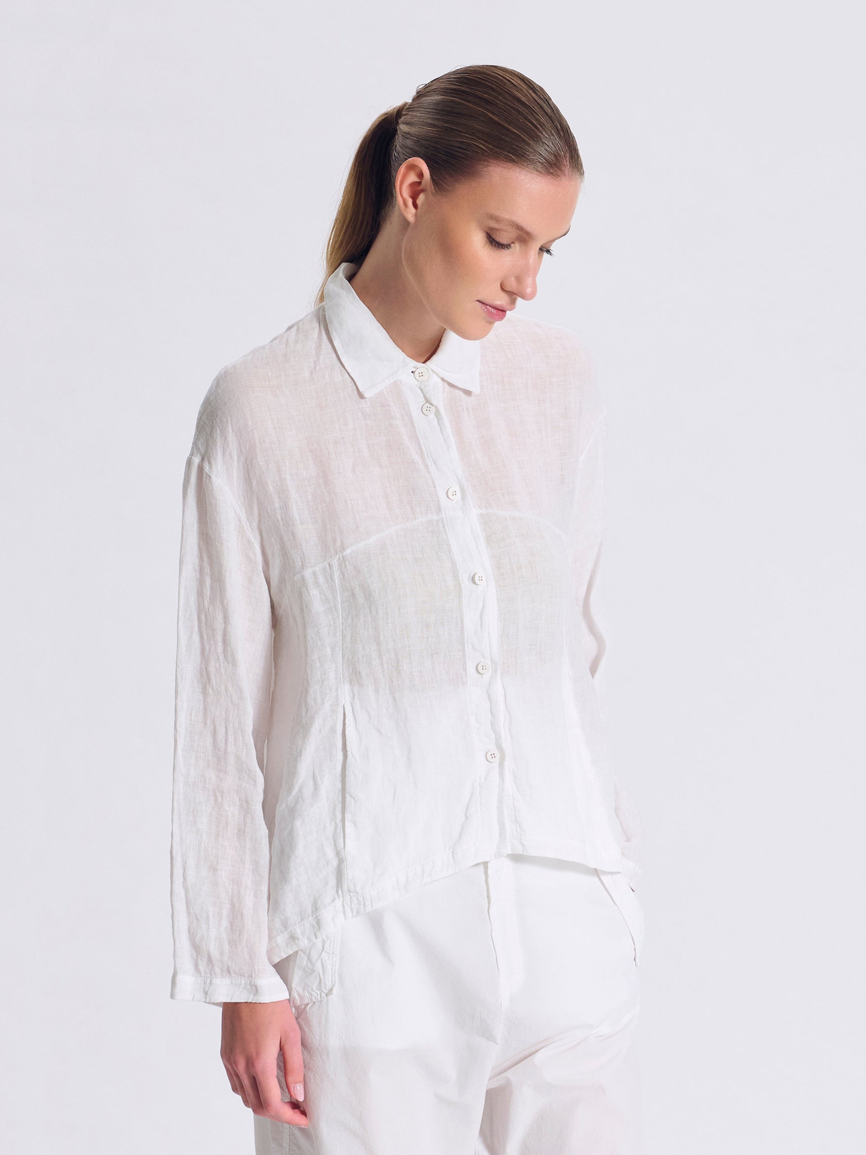 LINEN SHIRT WHITE