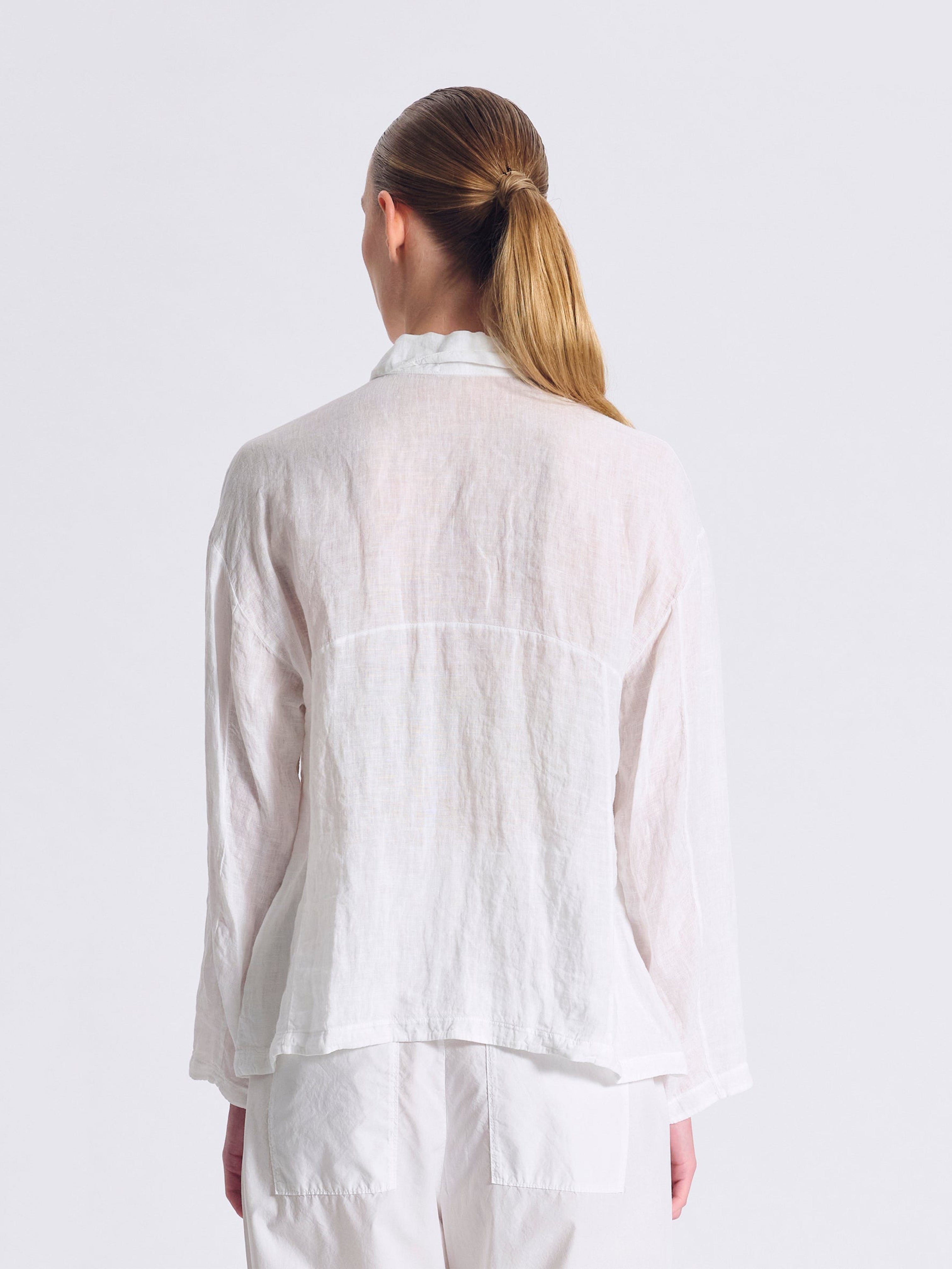 LINEN SHIRT WHITE