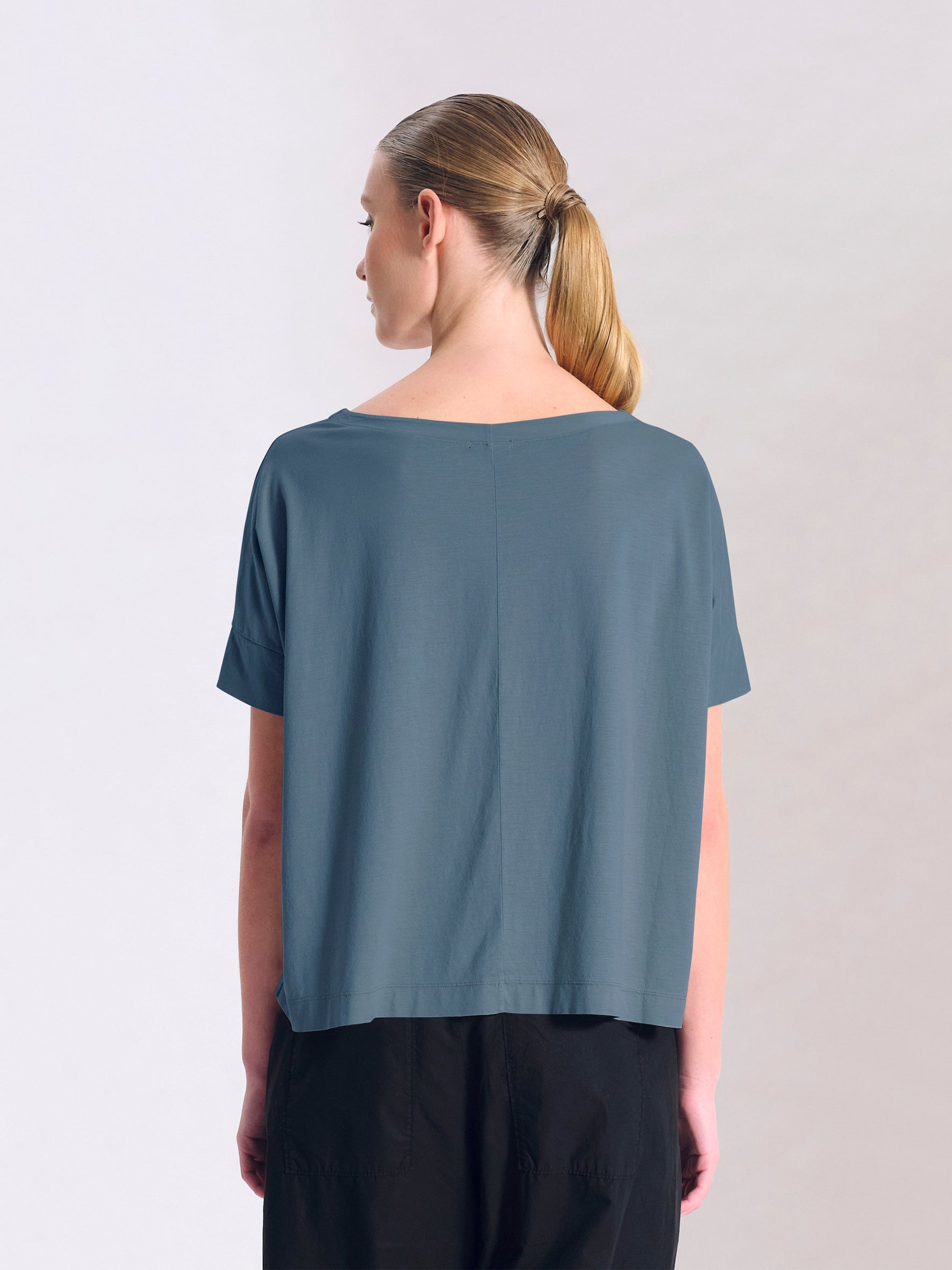 BOXY TEE BLUE SLATE