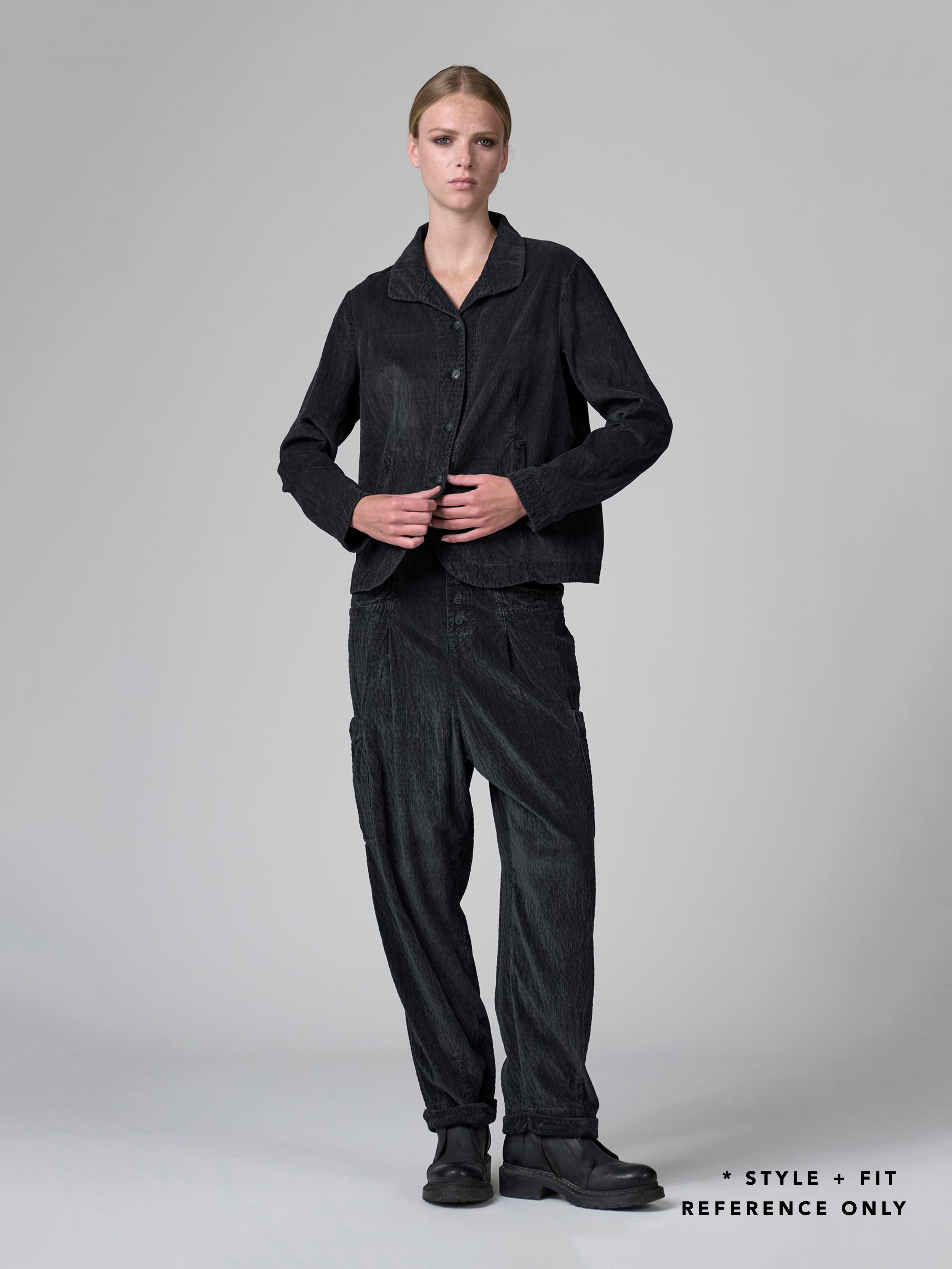 CORD RELAXED JACKET STONE