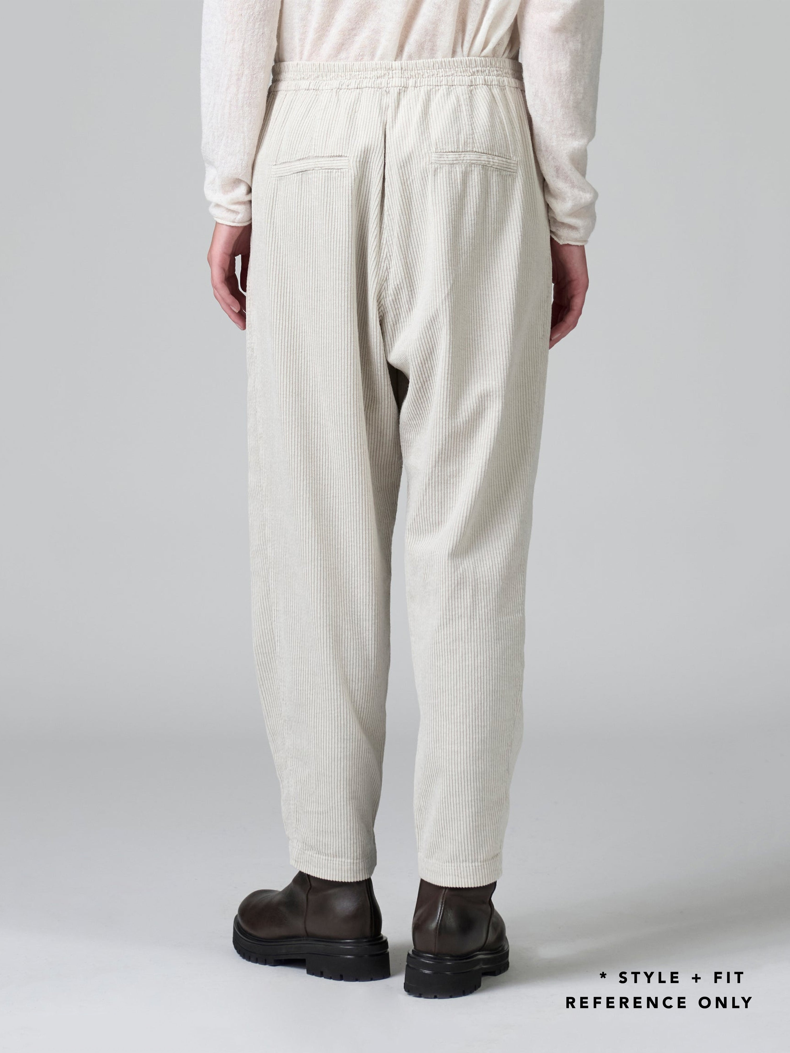 CORD PANT STONE