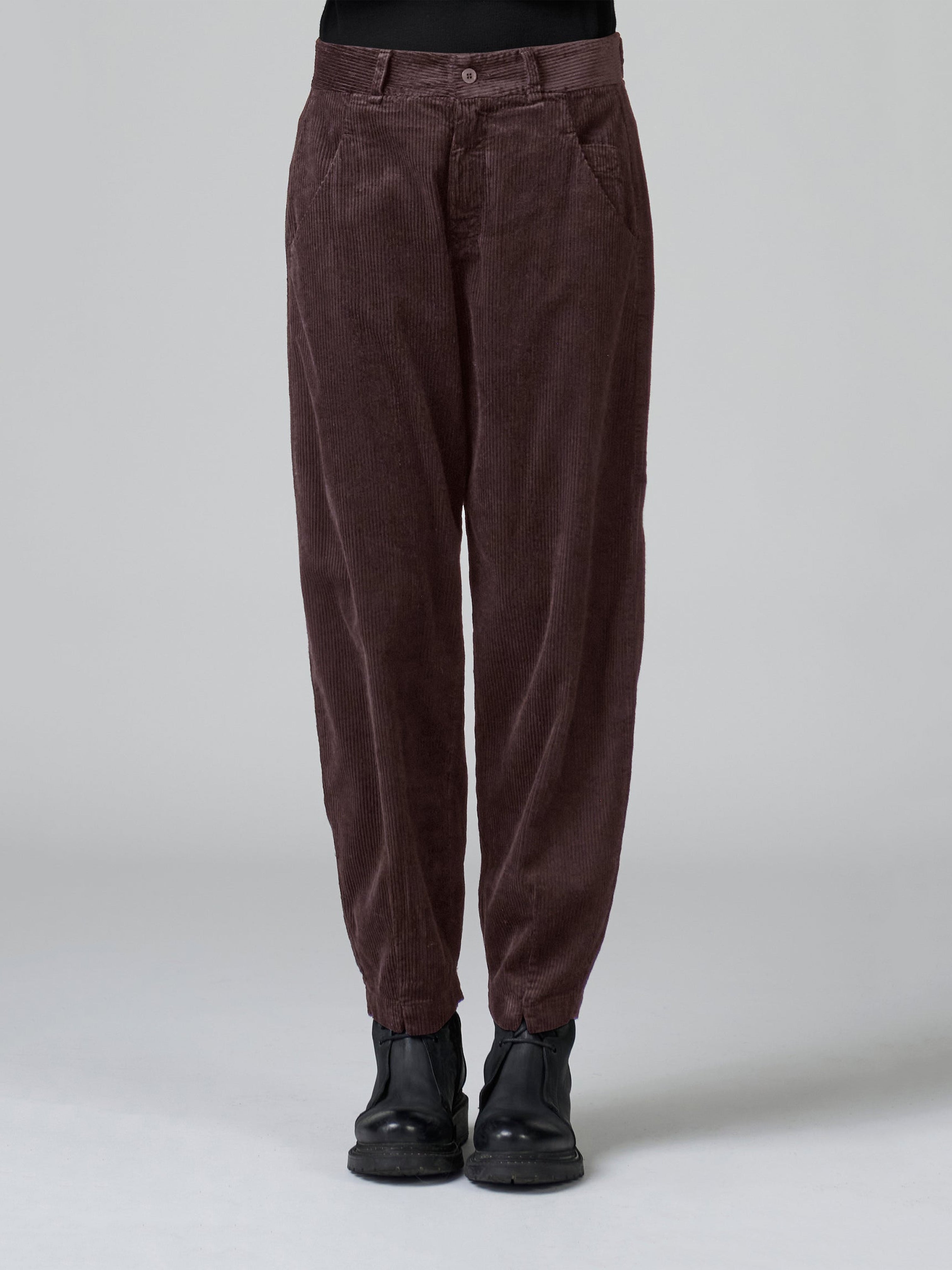 SIGNATURE CORD PANT MERLOT