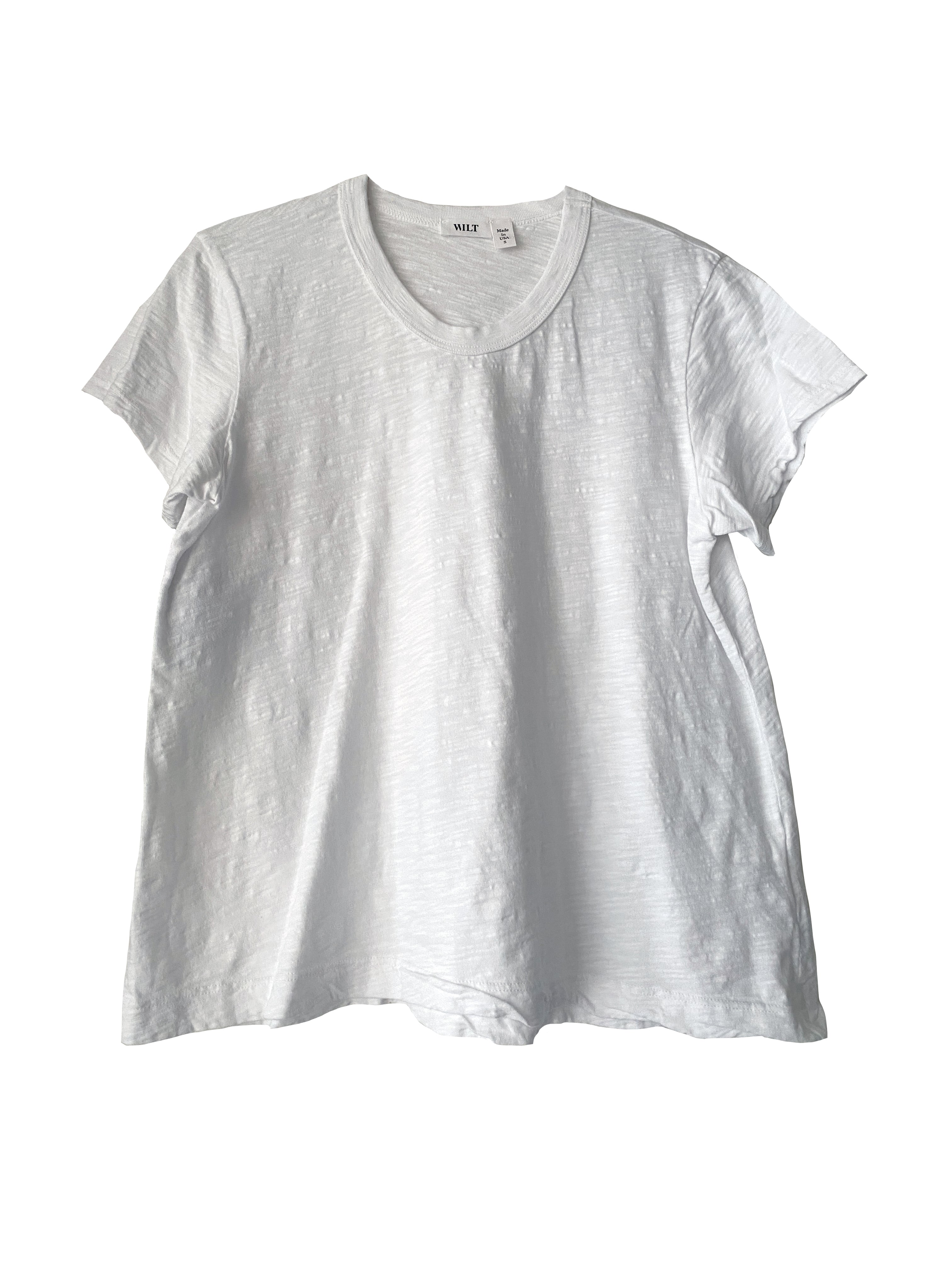 BASIC CREW S/S T SHIRT WHITE